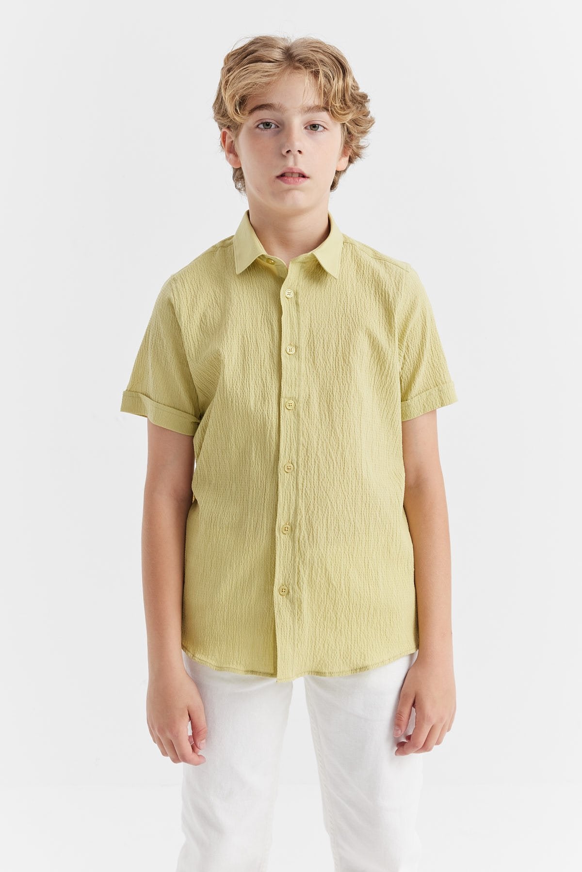 Boy's Textured Shirt