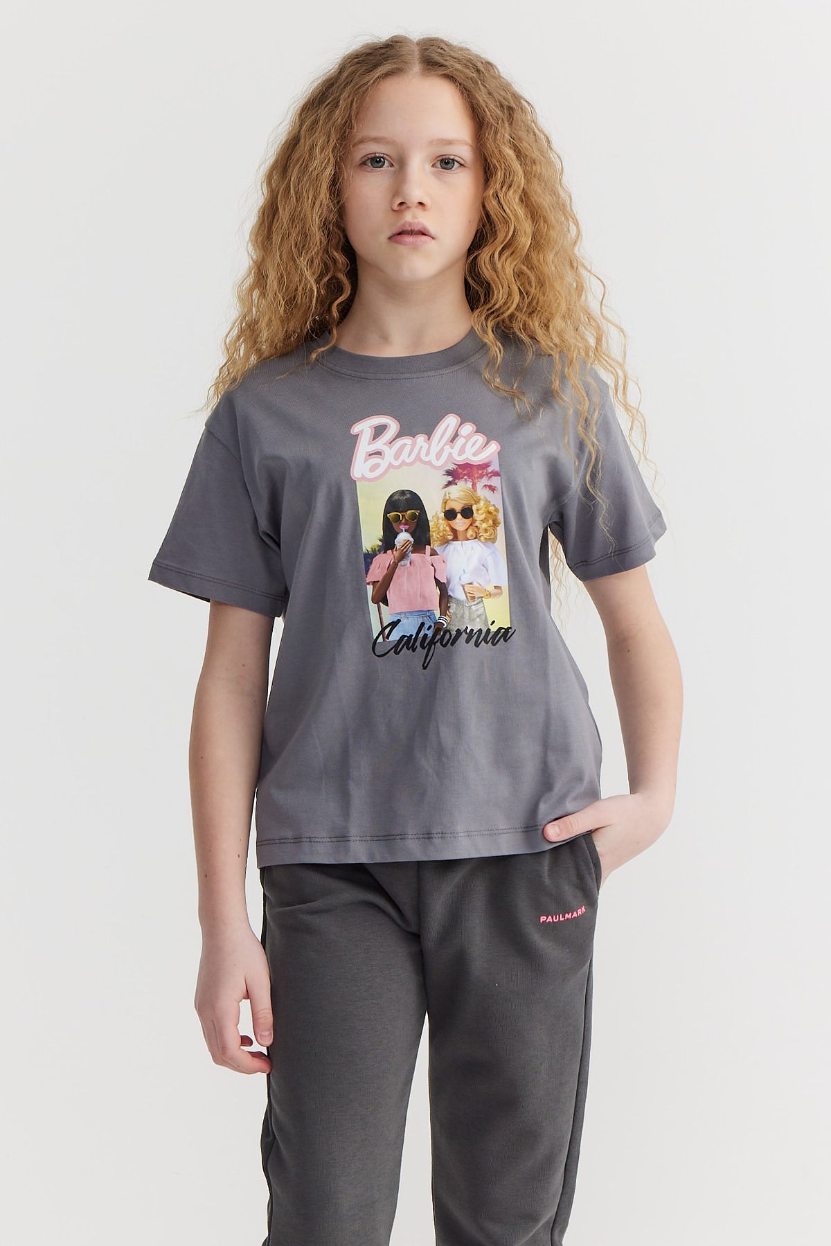 Girl's Printed Basic T-shirt