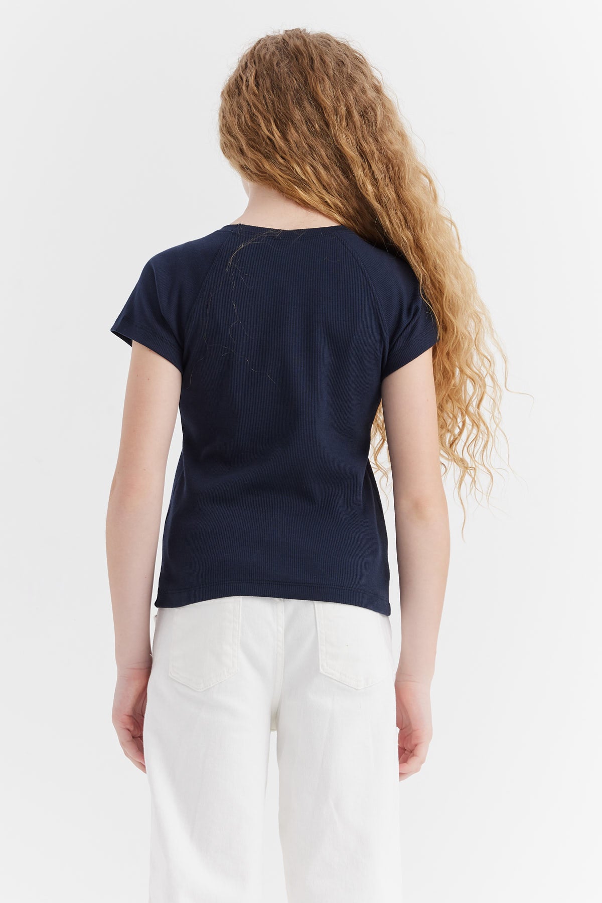 Girl's Text Printed T-shirt
