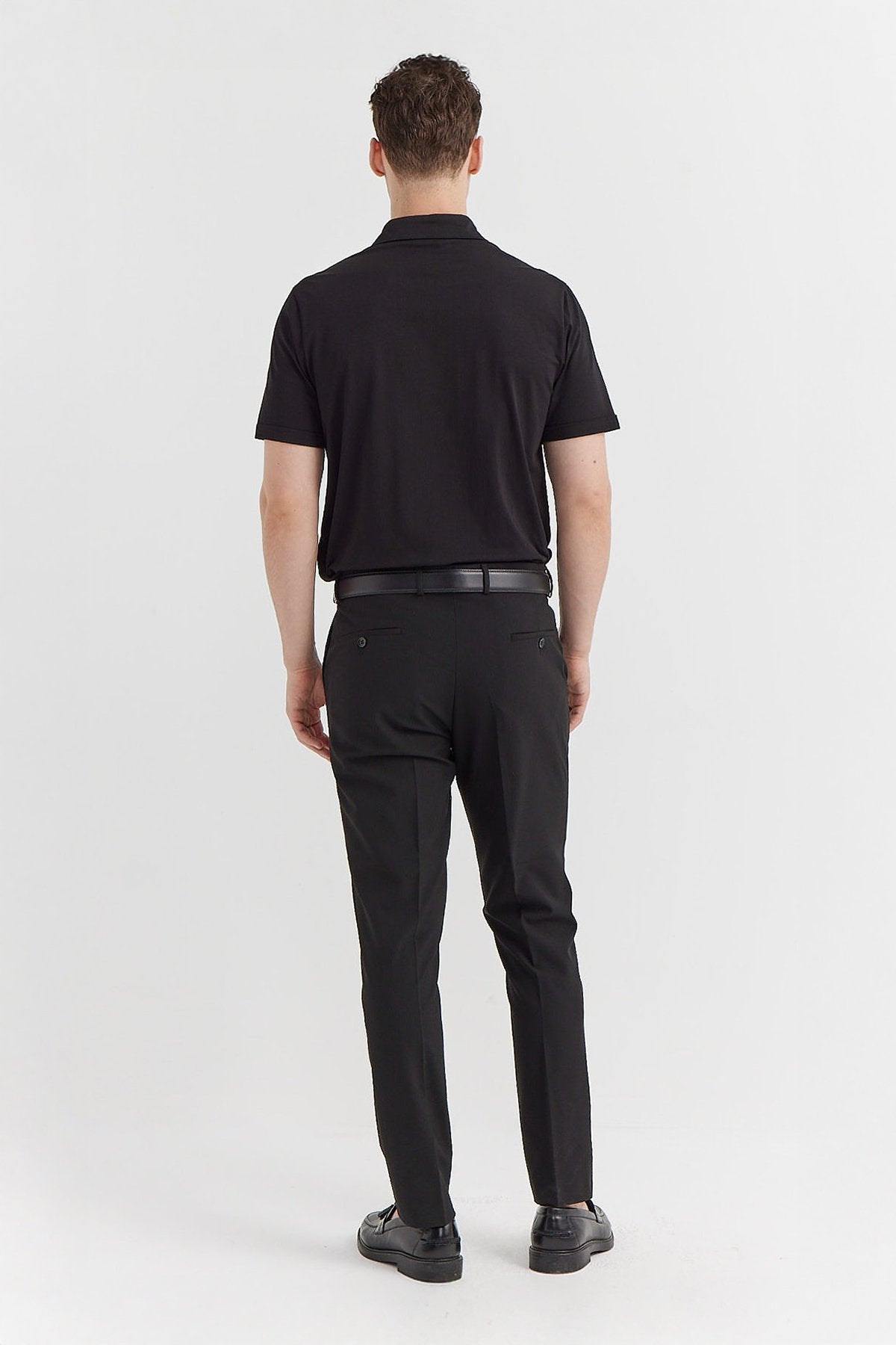 Men's Slim Fit Fabric Trousers