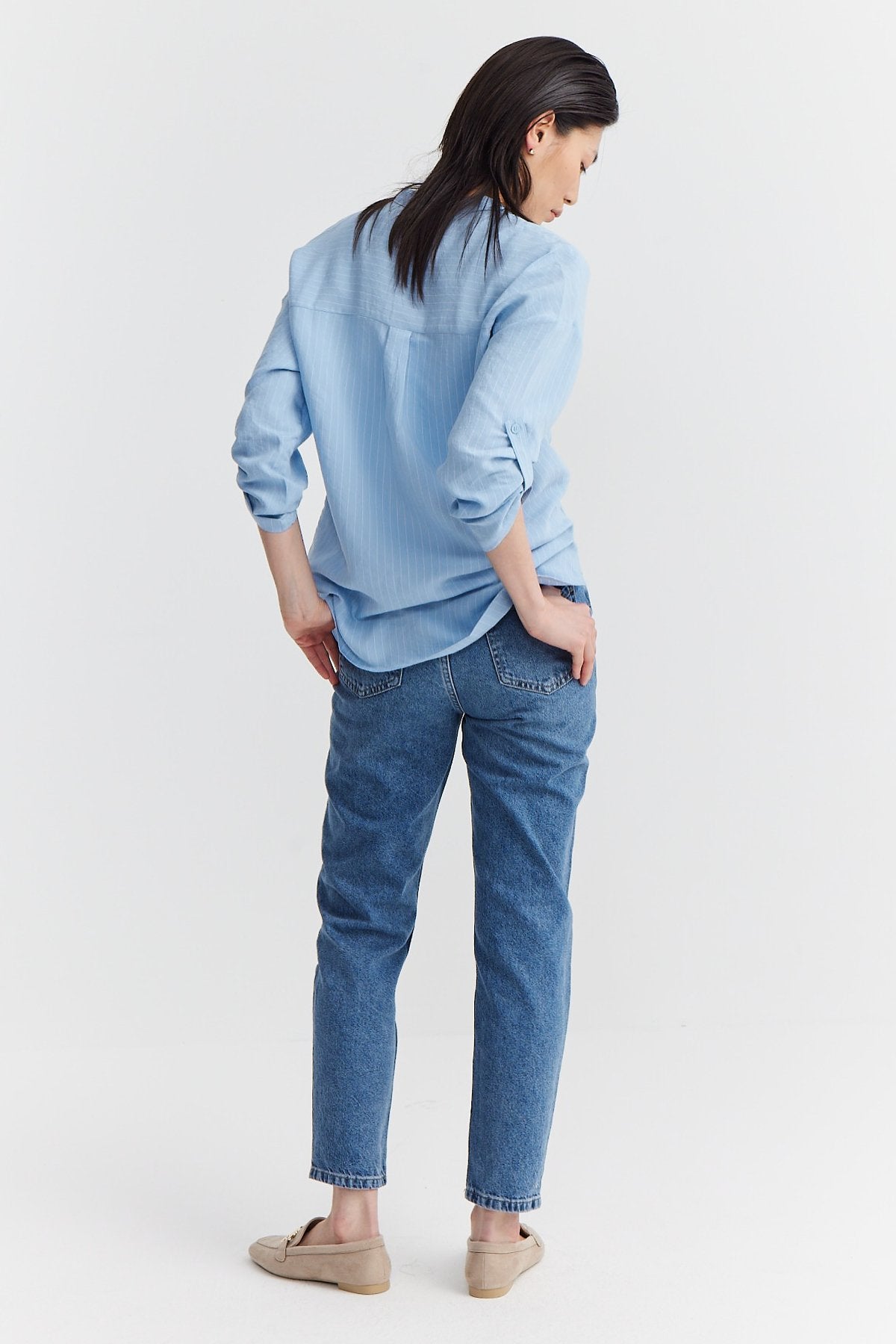 Women's High Waist Slim Fit Jeans