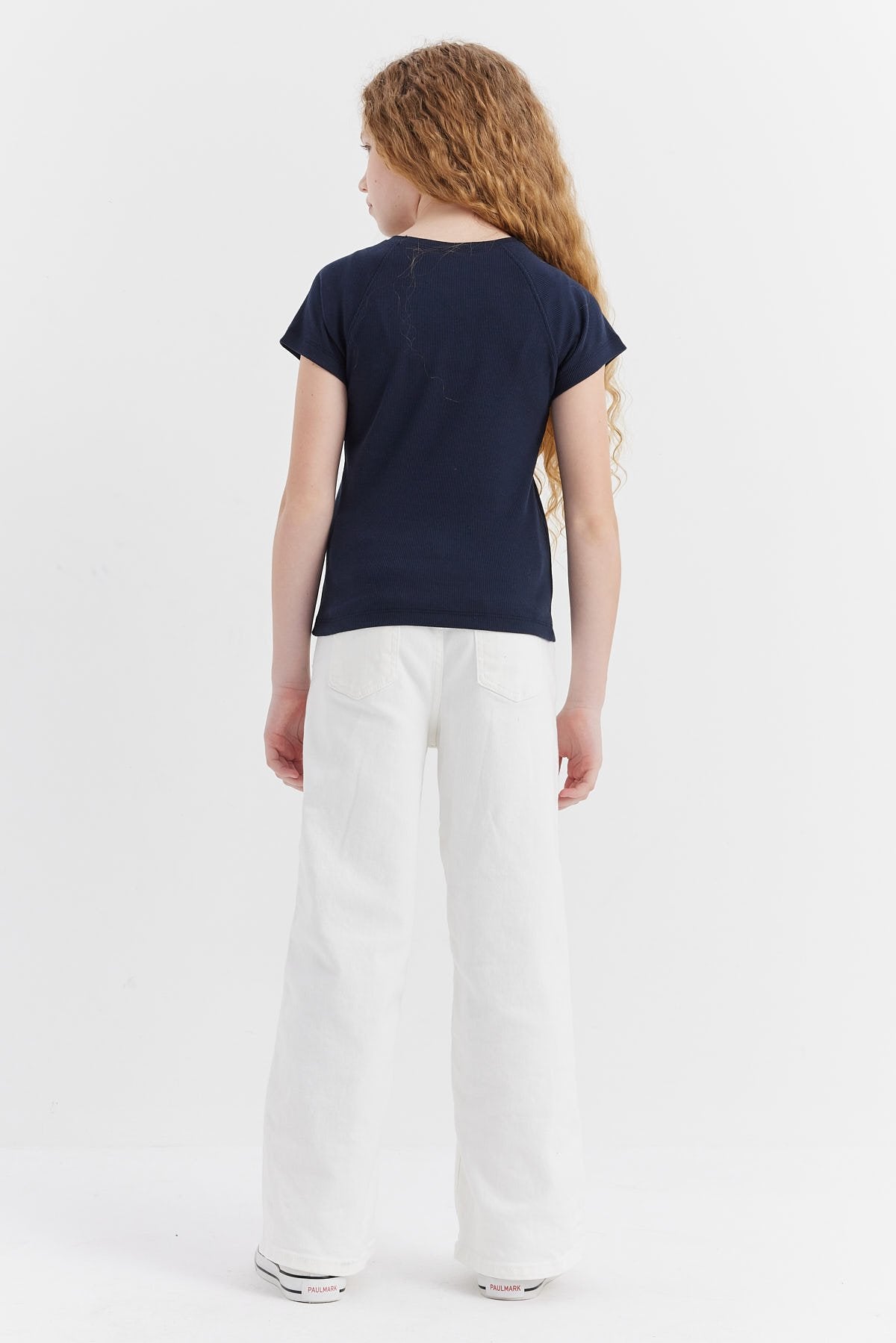 Girl's Wide Leg Straight Trousers