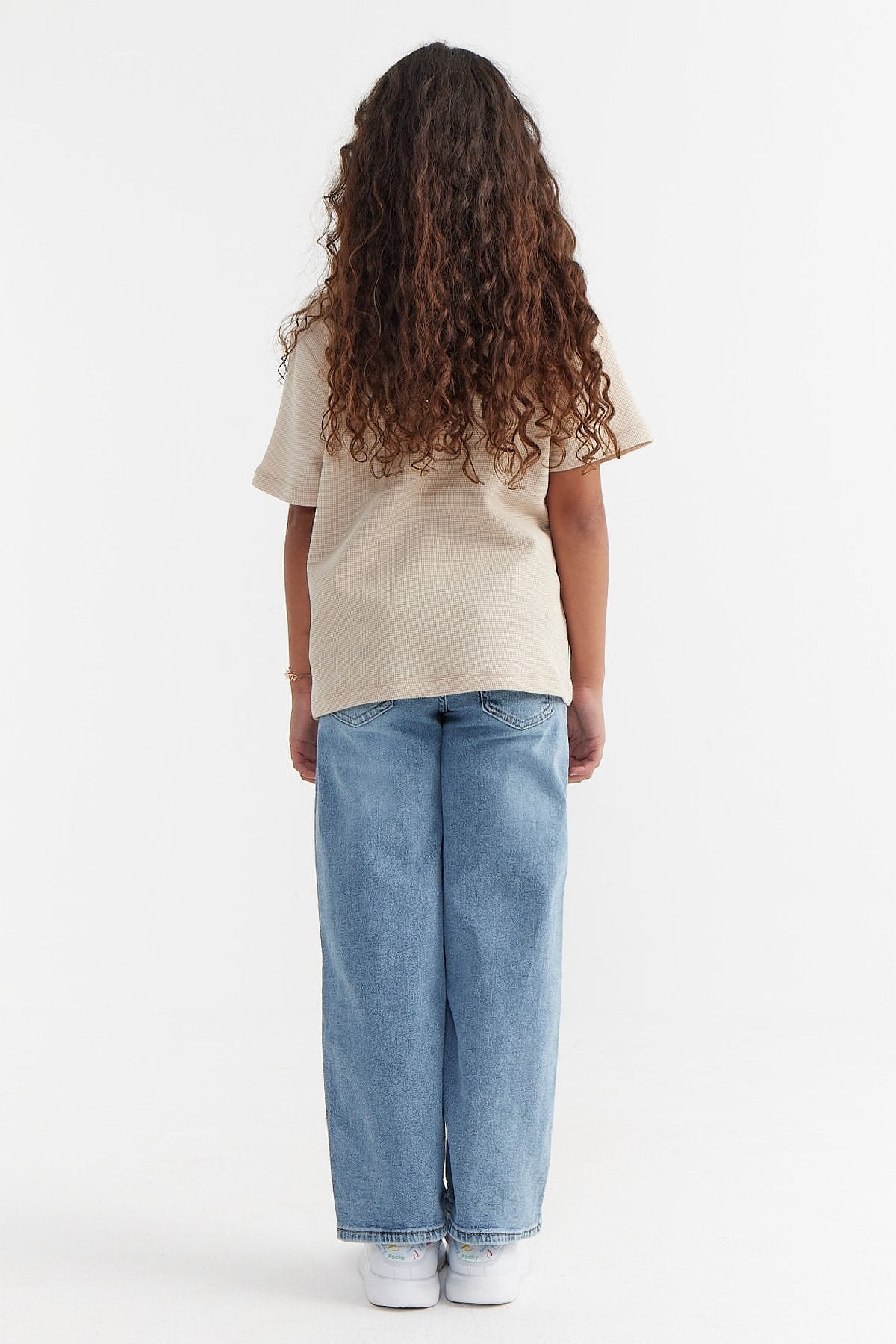 Girl's Wide Leg Straight Trousers
