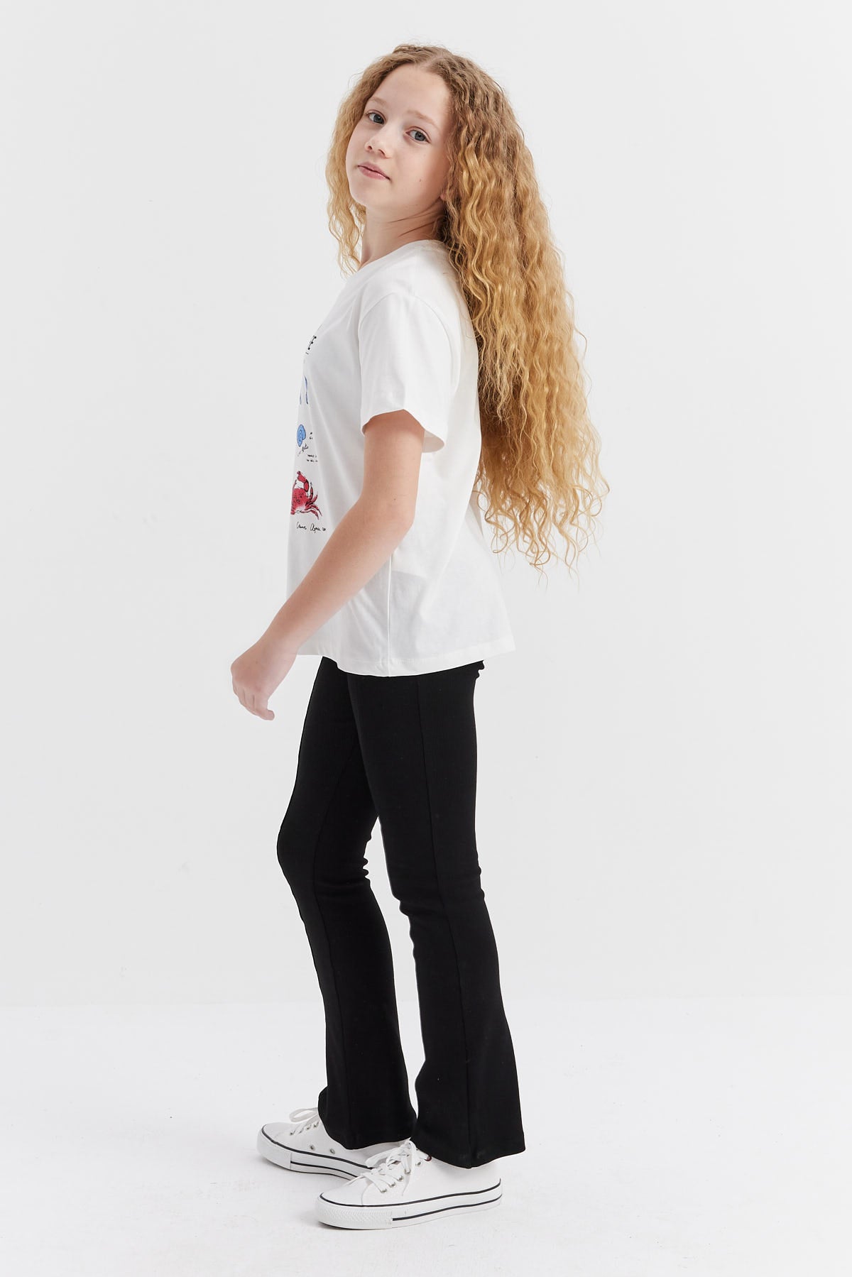 Girl's Stitched Detailed Leggings