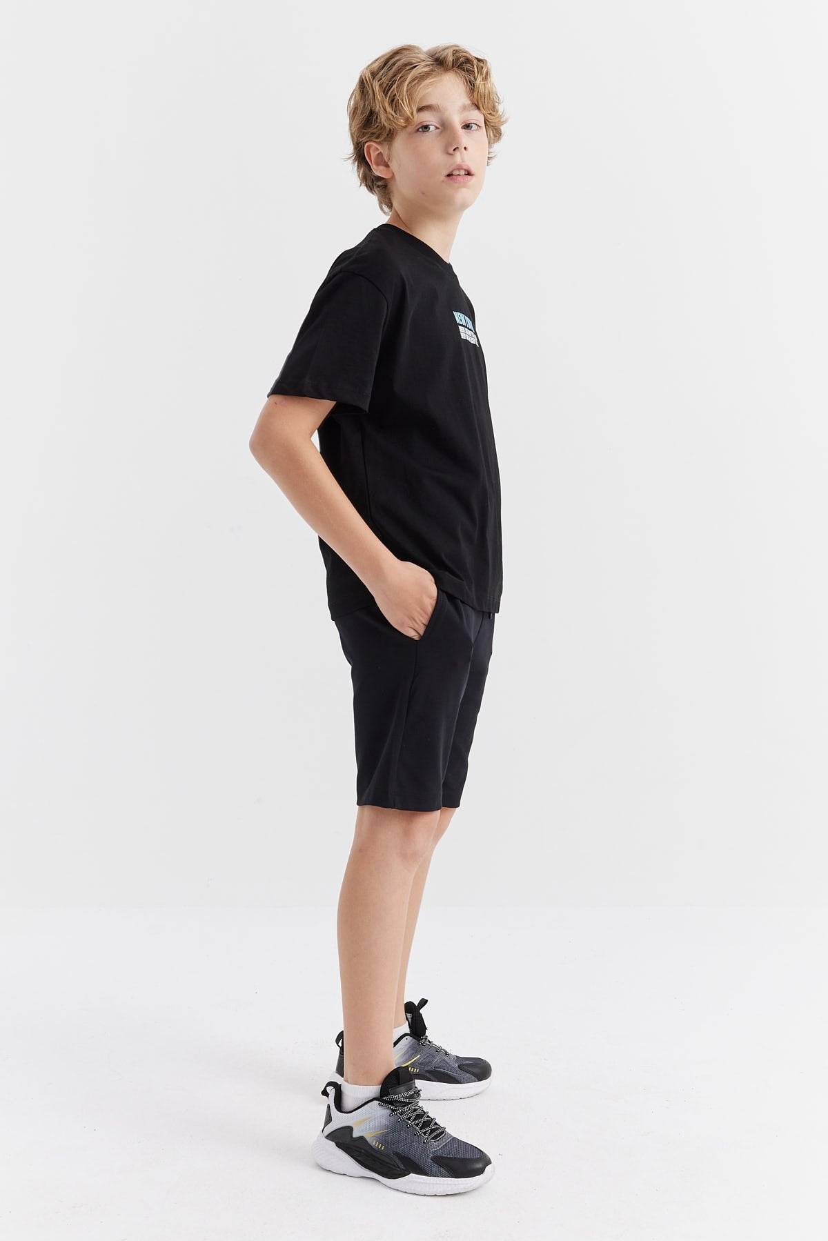 Boy's Text Printed Shorts