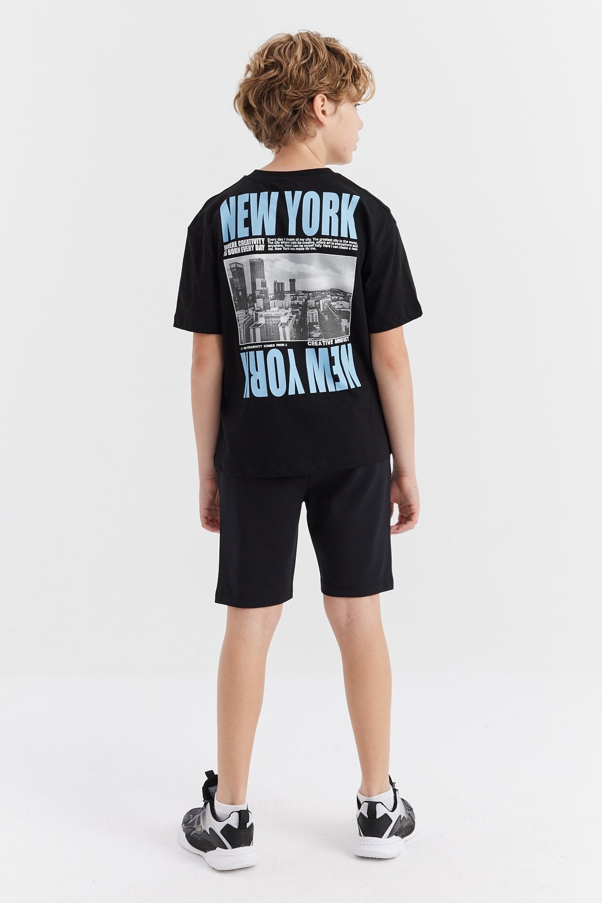 Boy's Text Printed Shorts