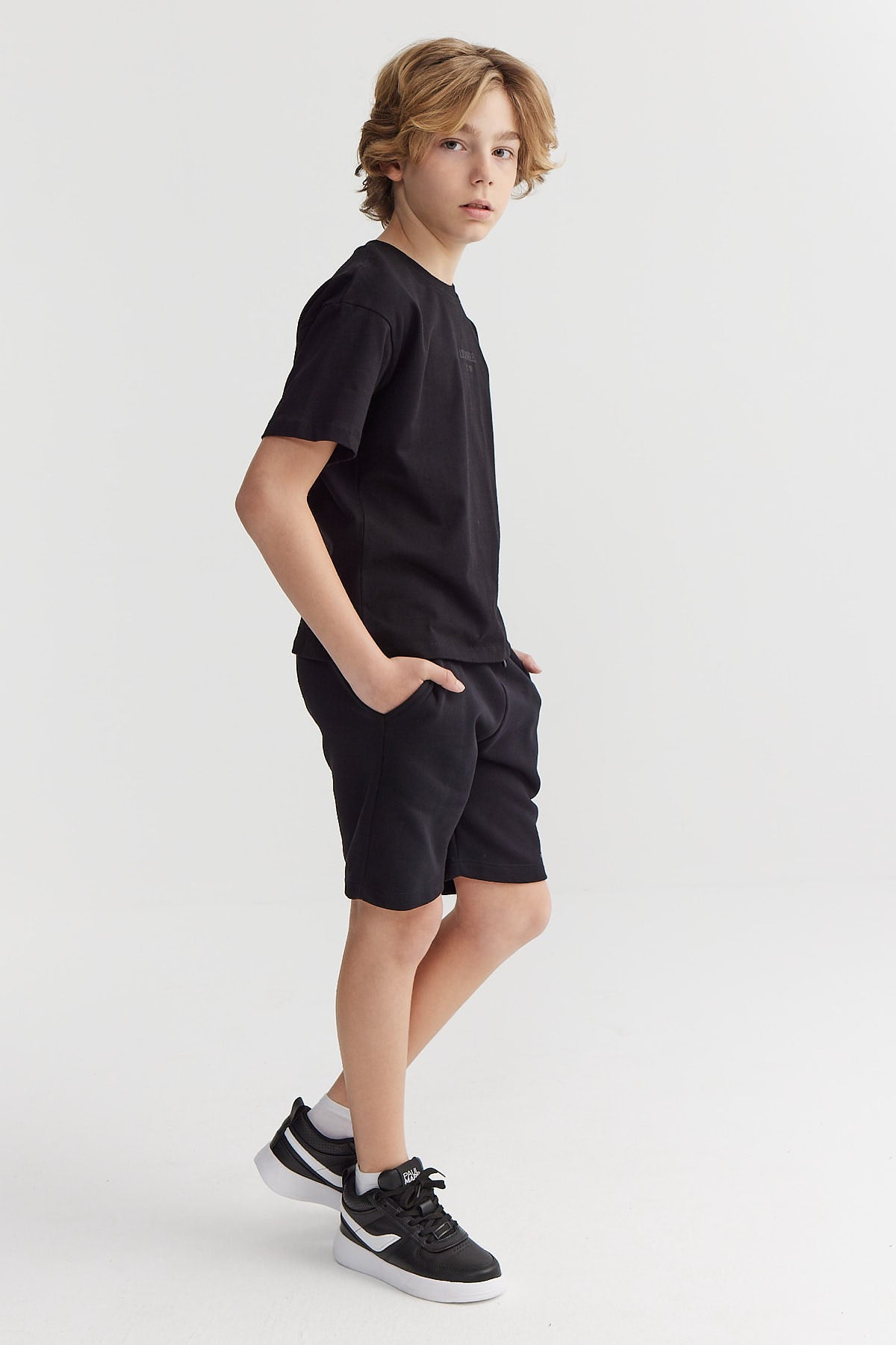 Boys' Tied Waist Paulmark Printed Shorts