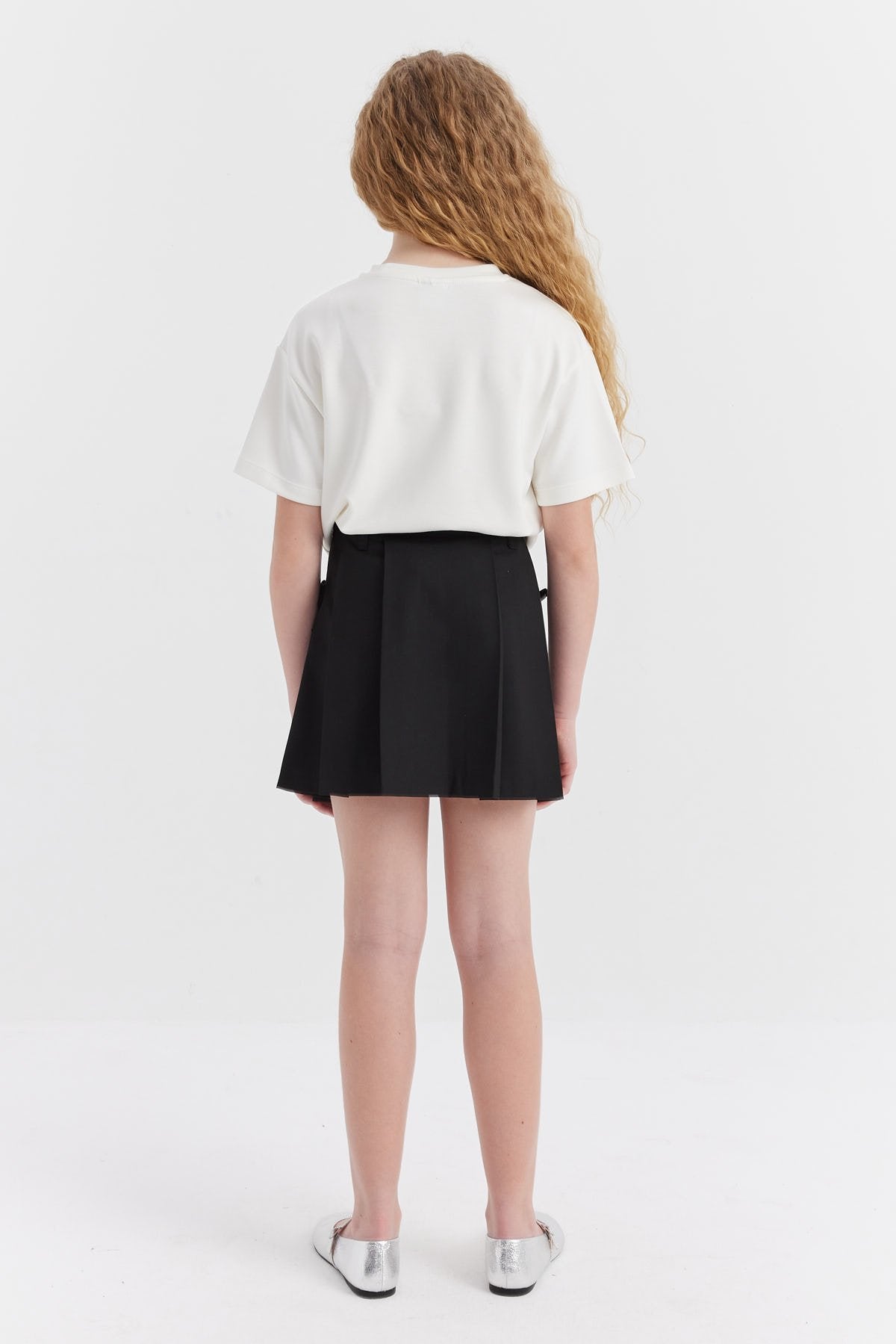 Girl's Ribbon Detailed Skirt
