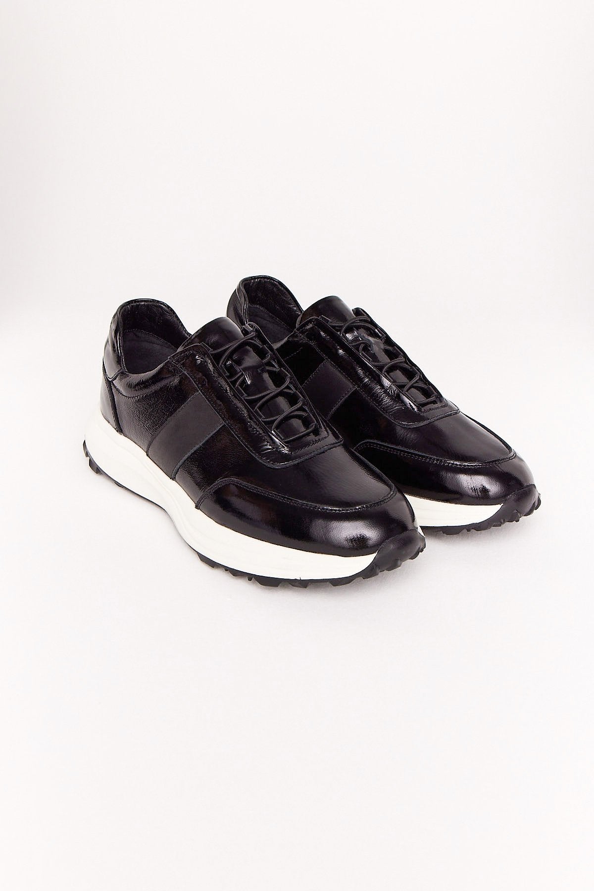 Men's Thick-Soled Contrast Casual Shoes