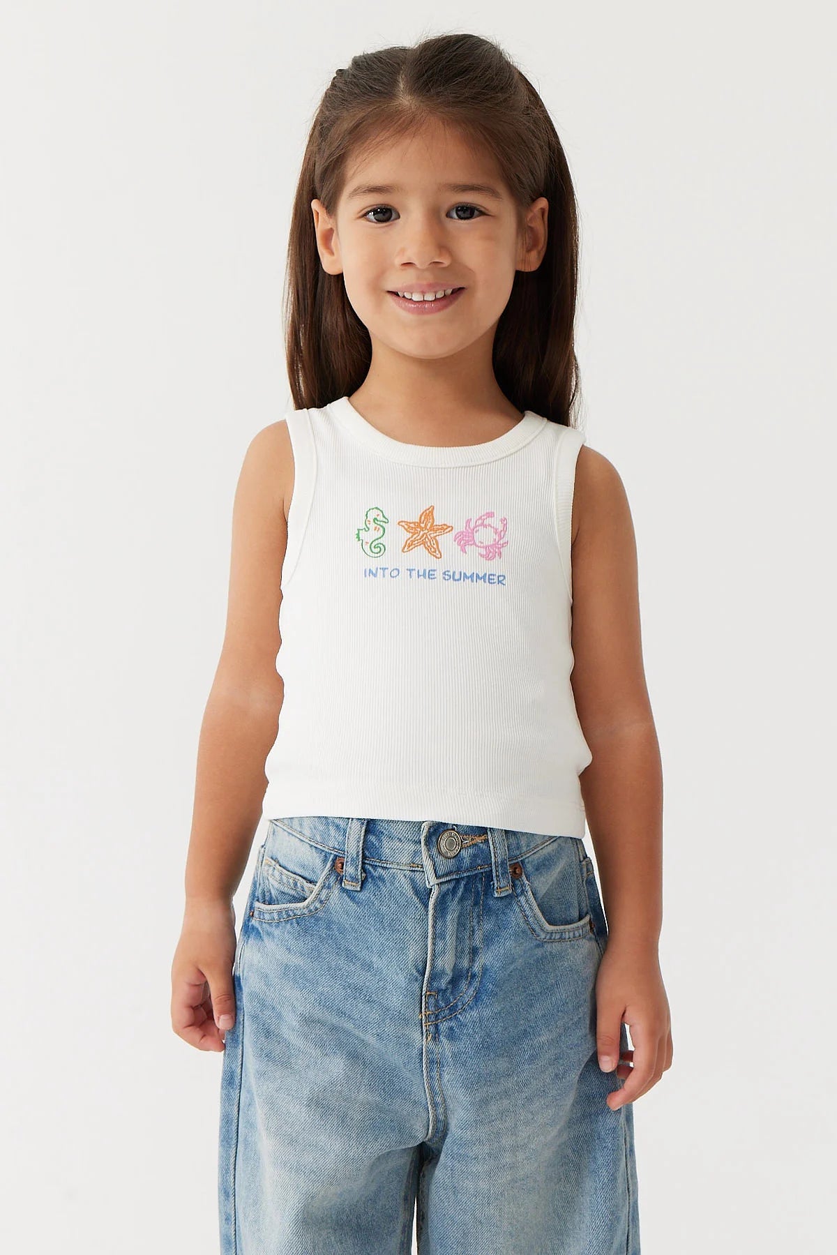 Girl's Patterned Tank Top