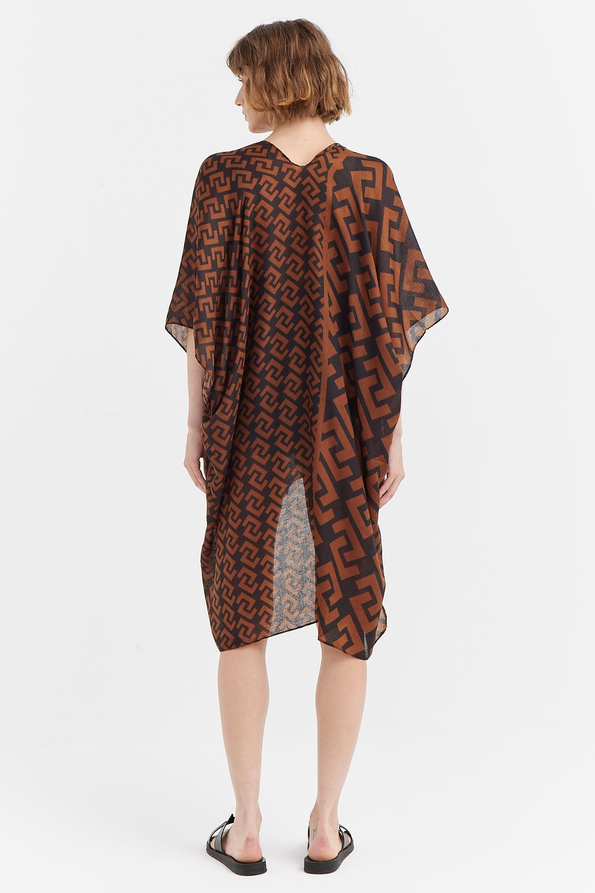 Women's Patterned Front Tie Pareo