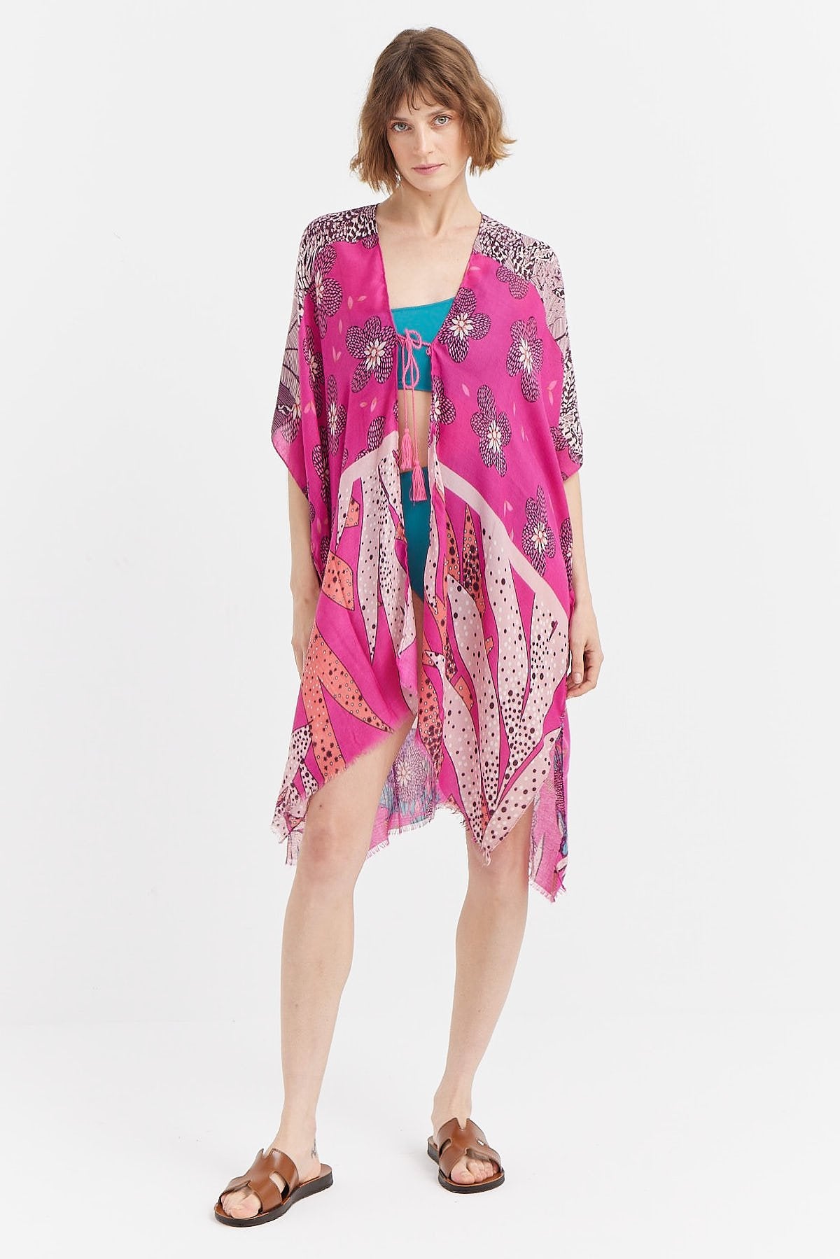 Women's Flower Patterned Pareo