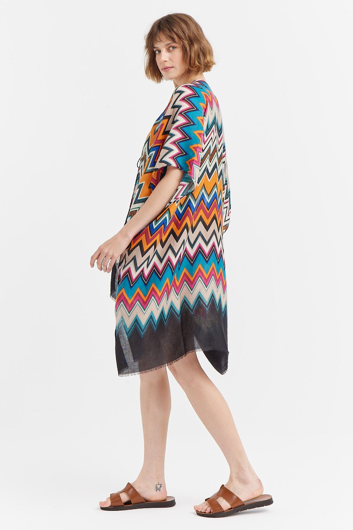 Women's Front Tied Patterned Pareo