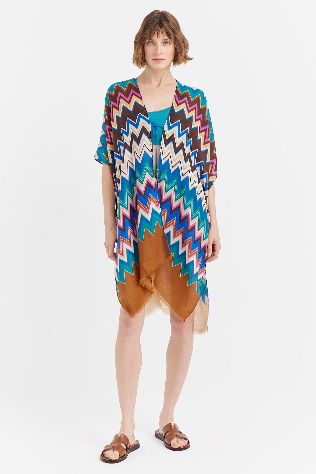 Women's Zizgaz Patterned Pareo