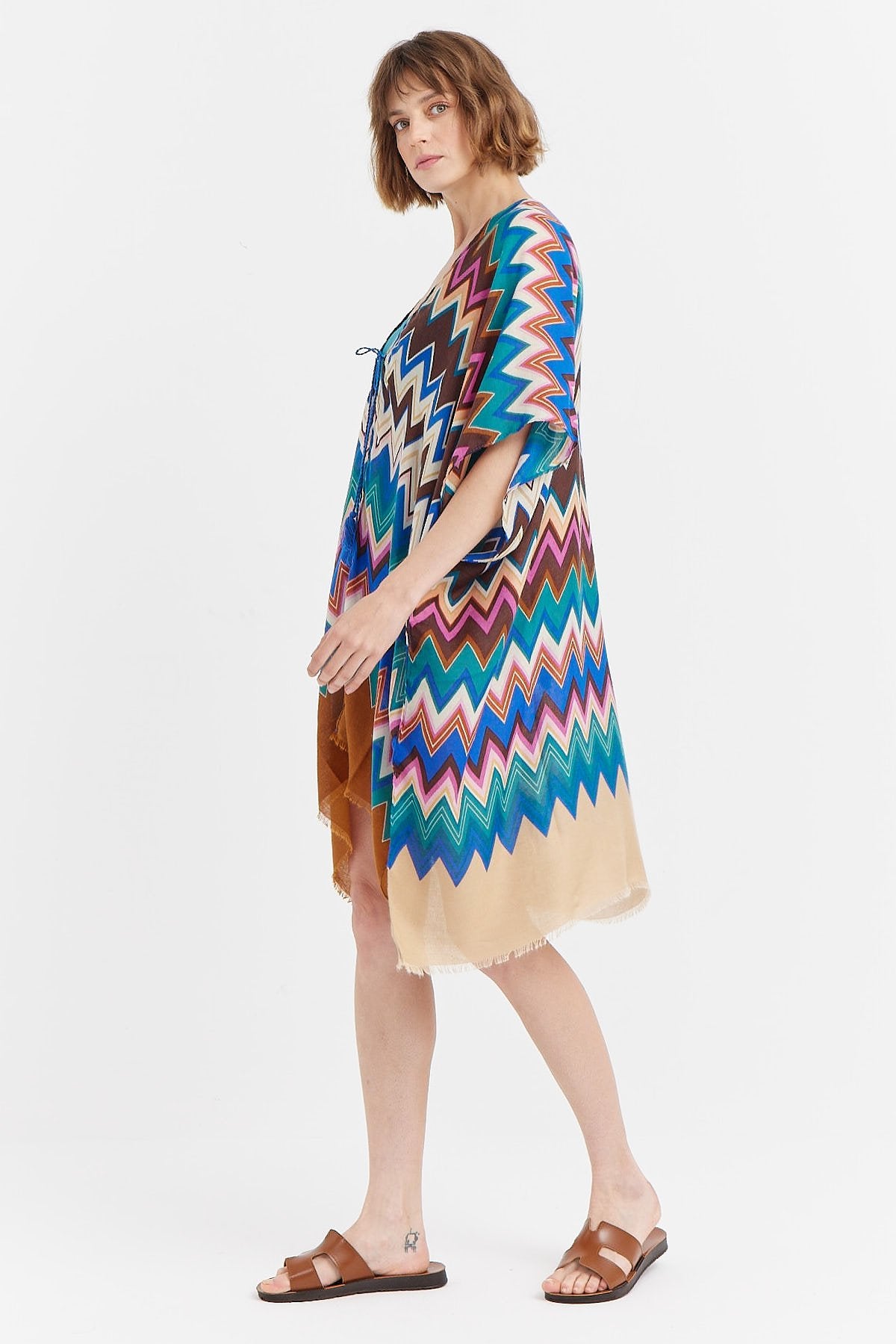 Women's Zizgaz Patterned Pareo