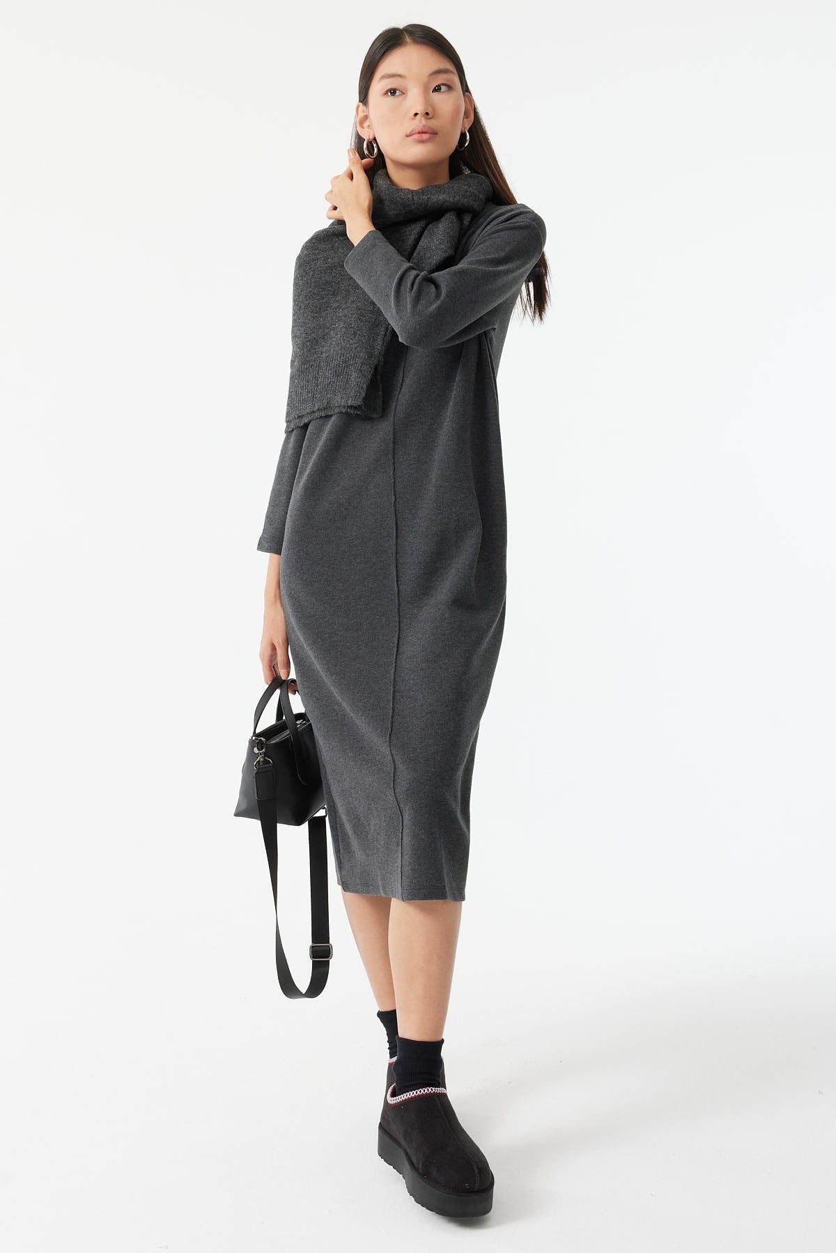 Women's Dress with Stitching Details