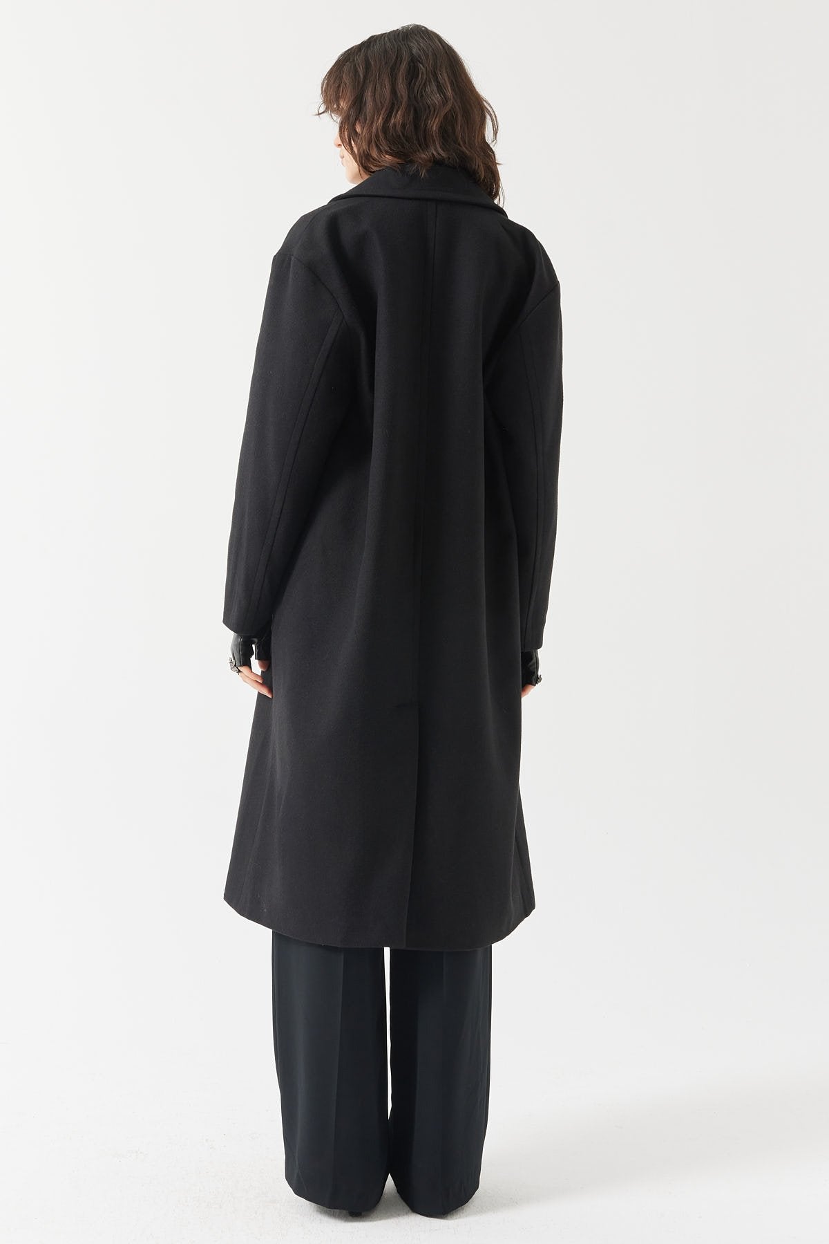 Women's Buttoned Cashmere Coat