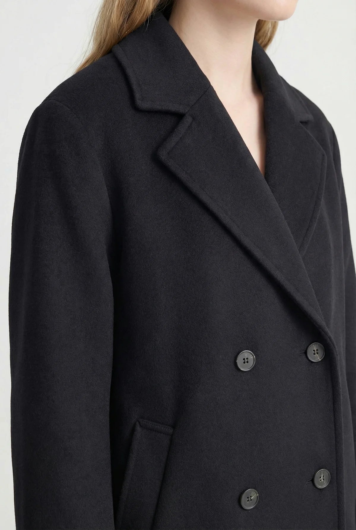 Women's Double-Breasted Bowl Coat