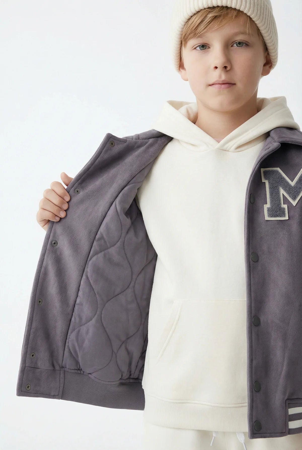 Boys' Stand-Up Collar Jacket
