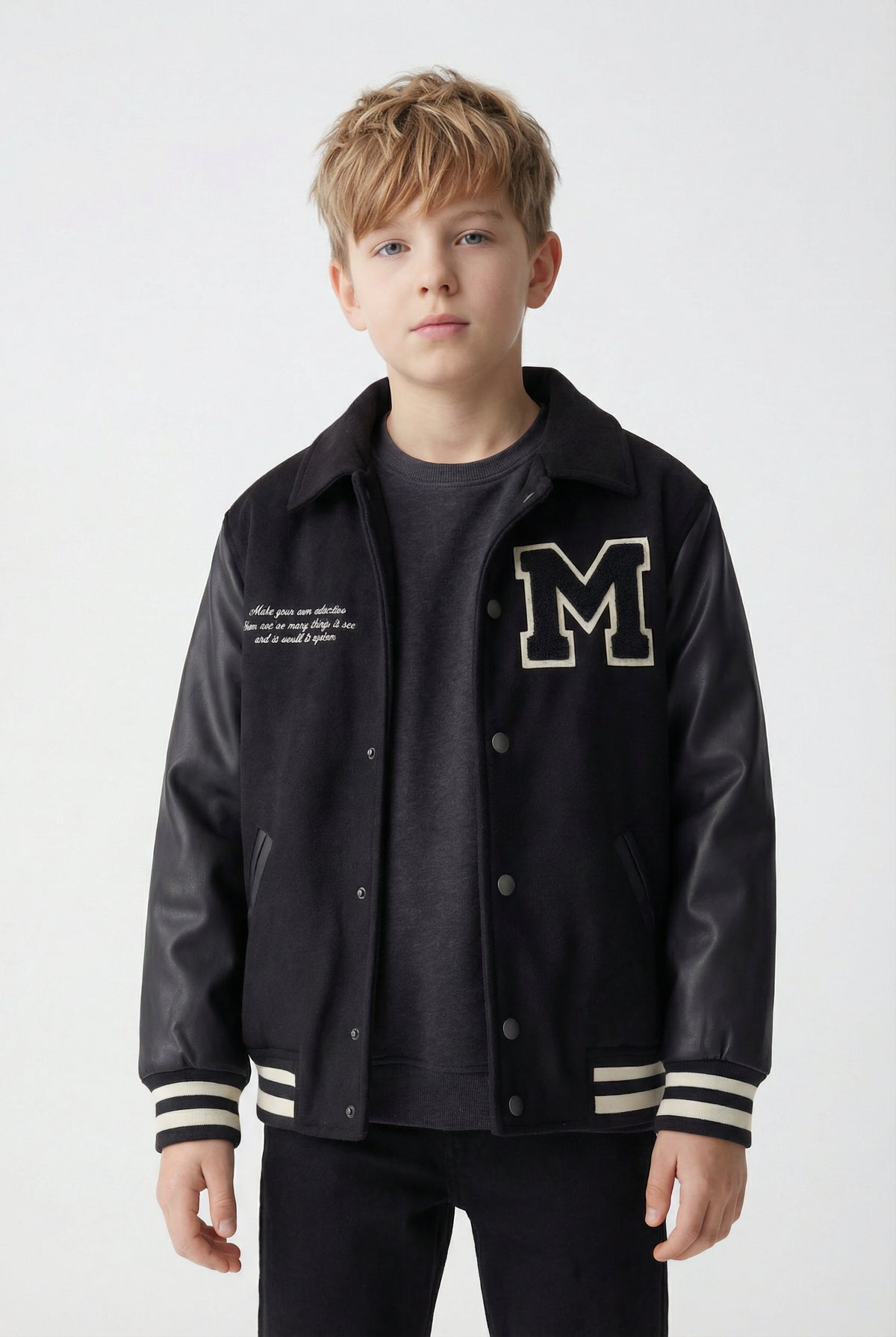 Boys' Stand-Up Collar Jacket