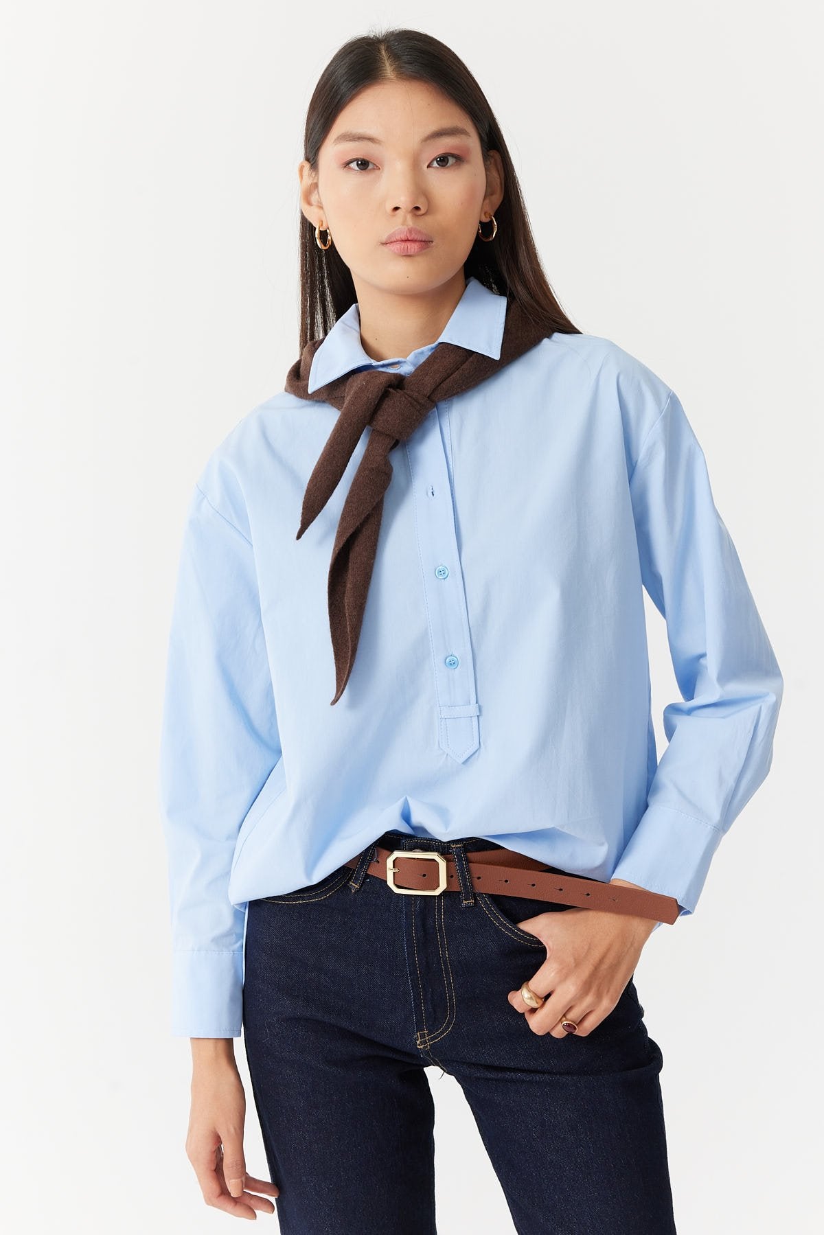 Women's Half Placket Shirt