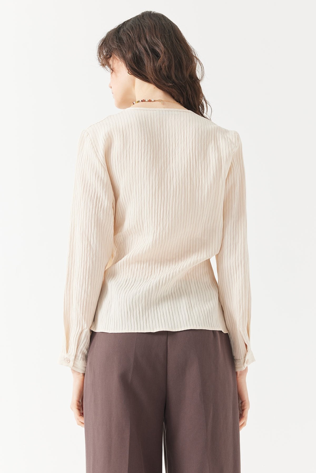 Women's Tied Wrap Blouse