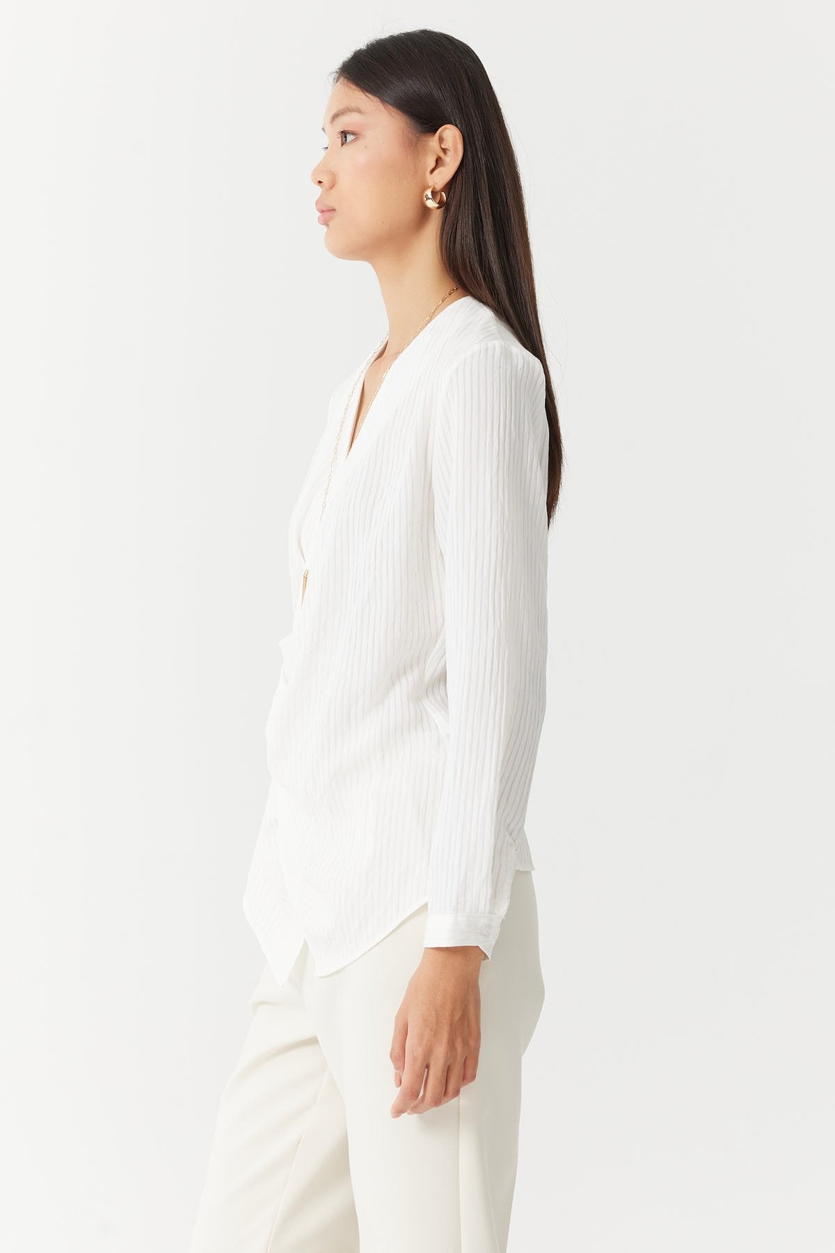 Women's Tied Wrap Blouse