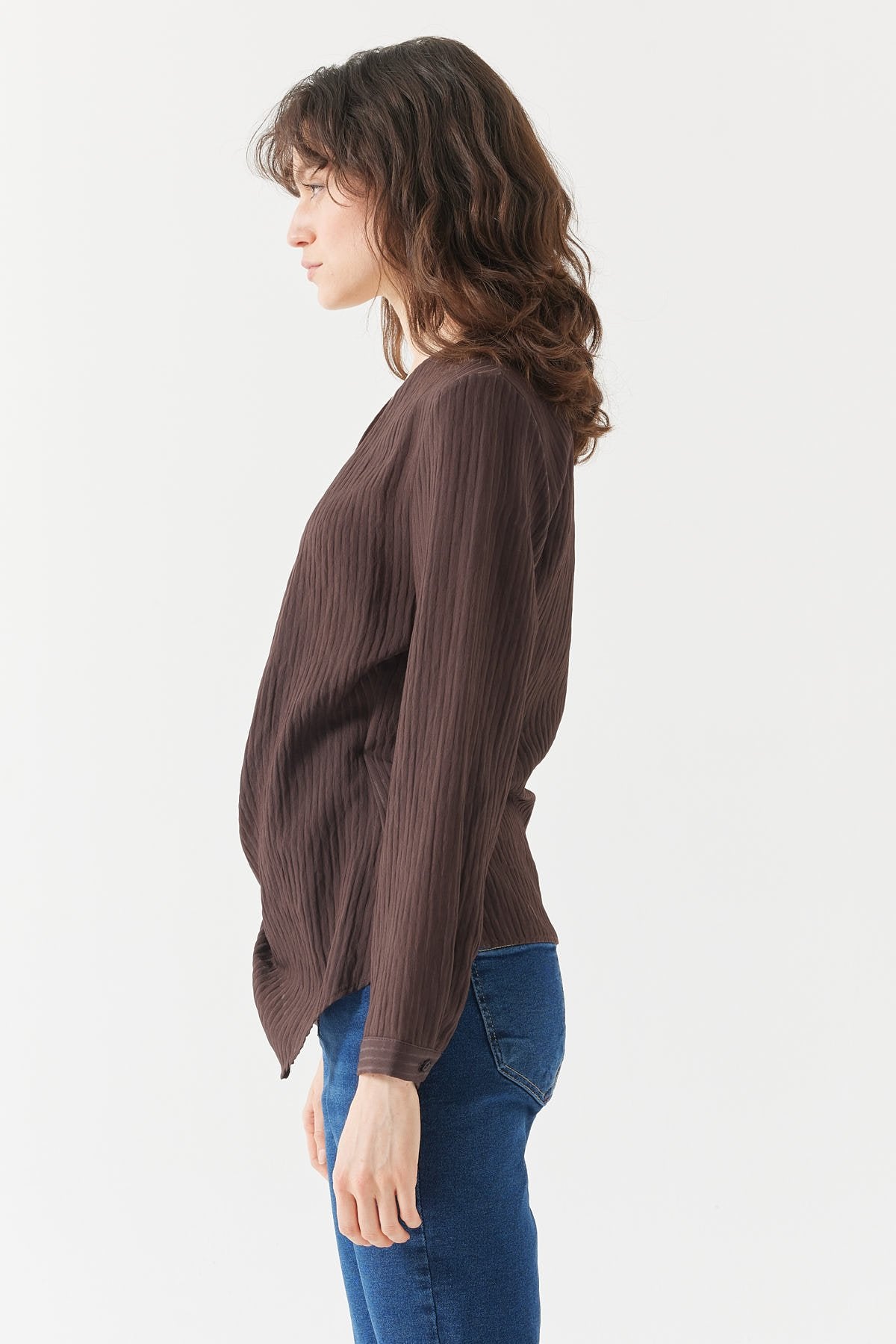 Women's Tied Wrap Blouse