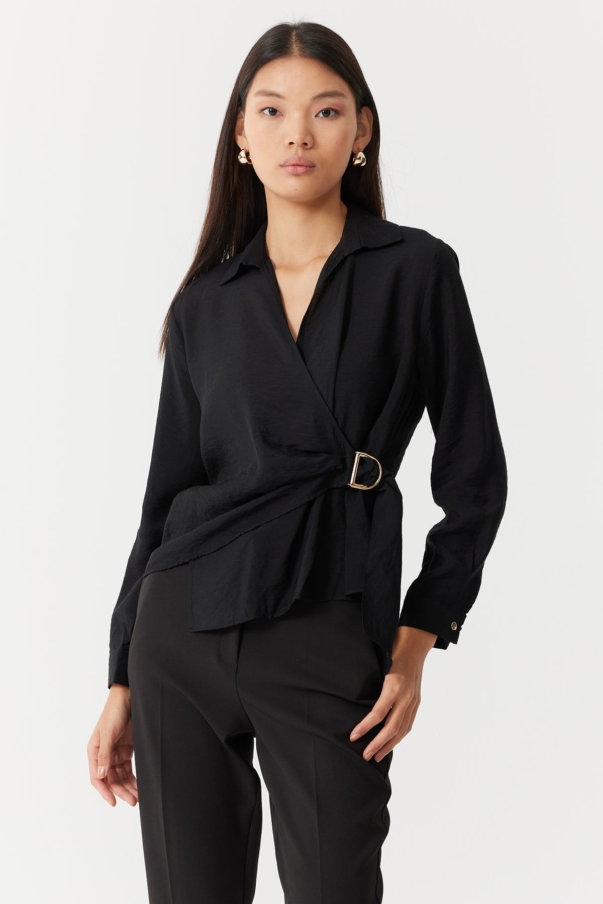 Women's Wrap Blouse