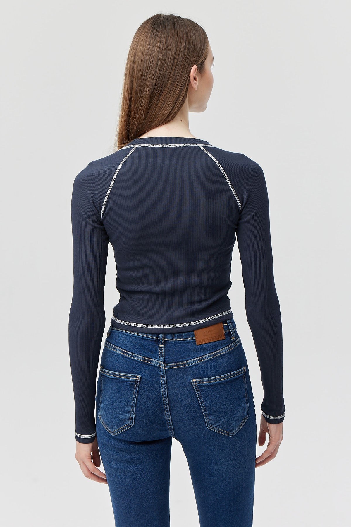 Women's Contrast Stitched Bodysuit