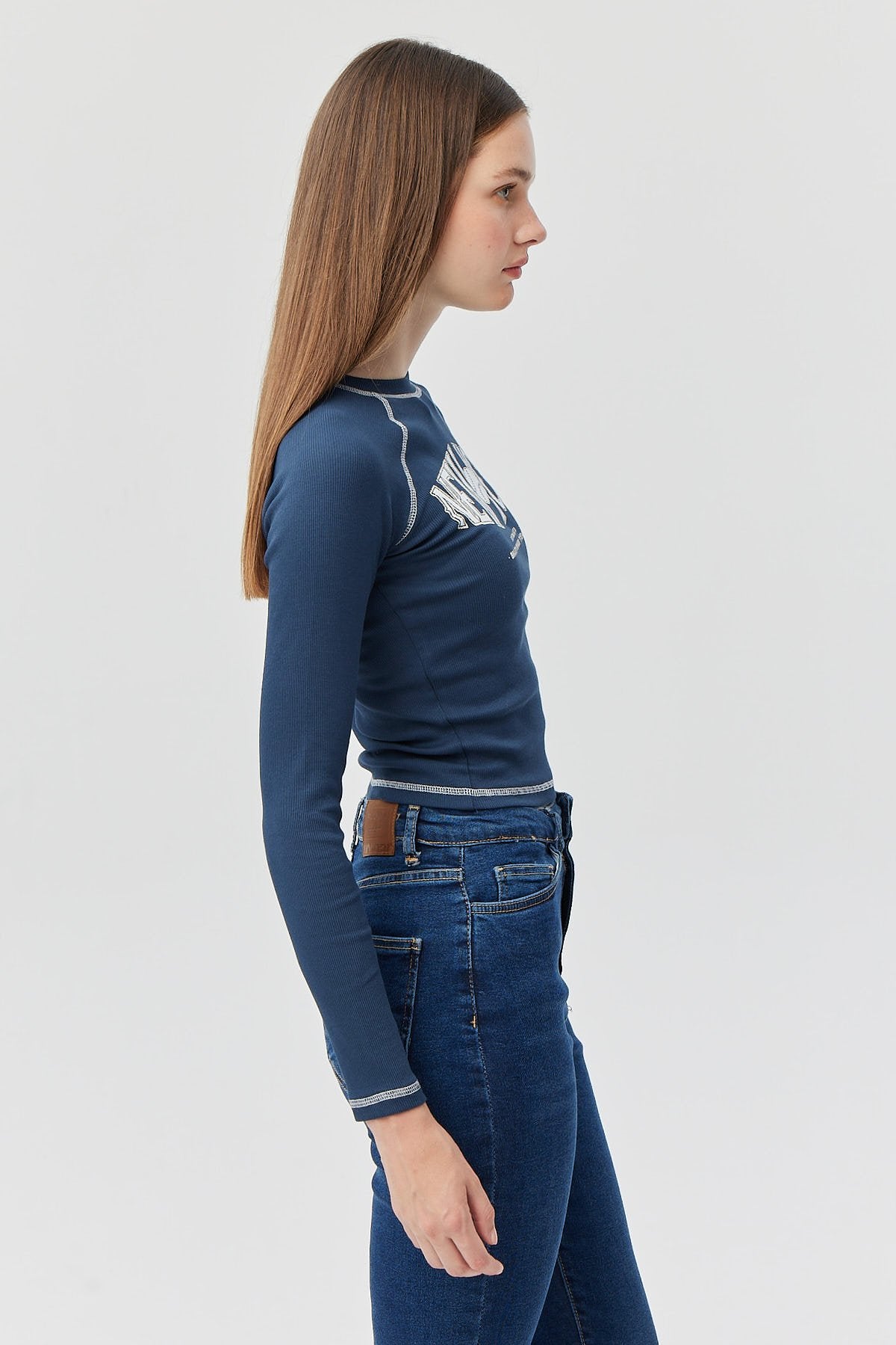 Women's Contrast Stitched Bodysuit