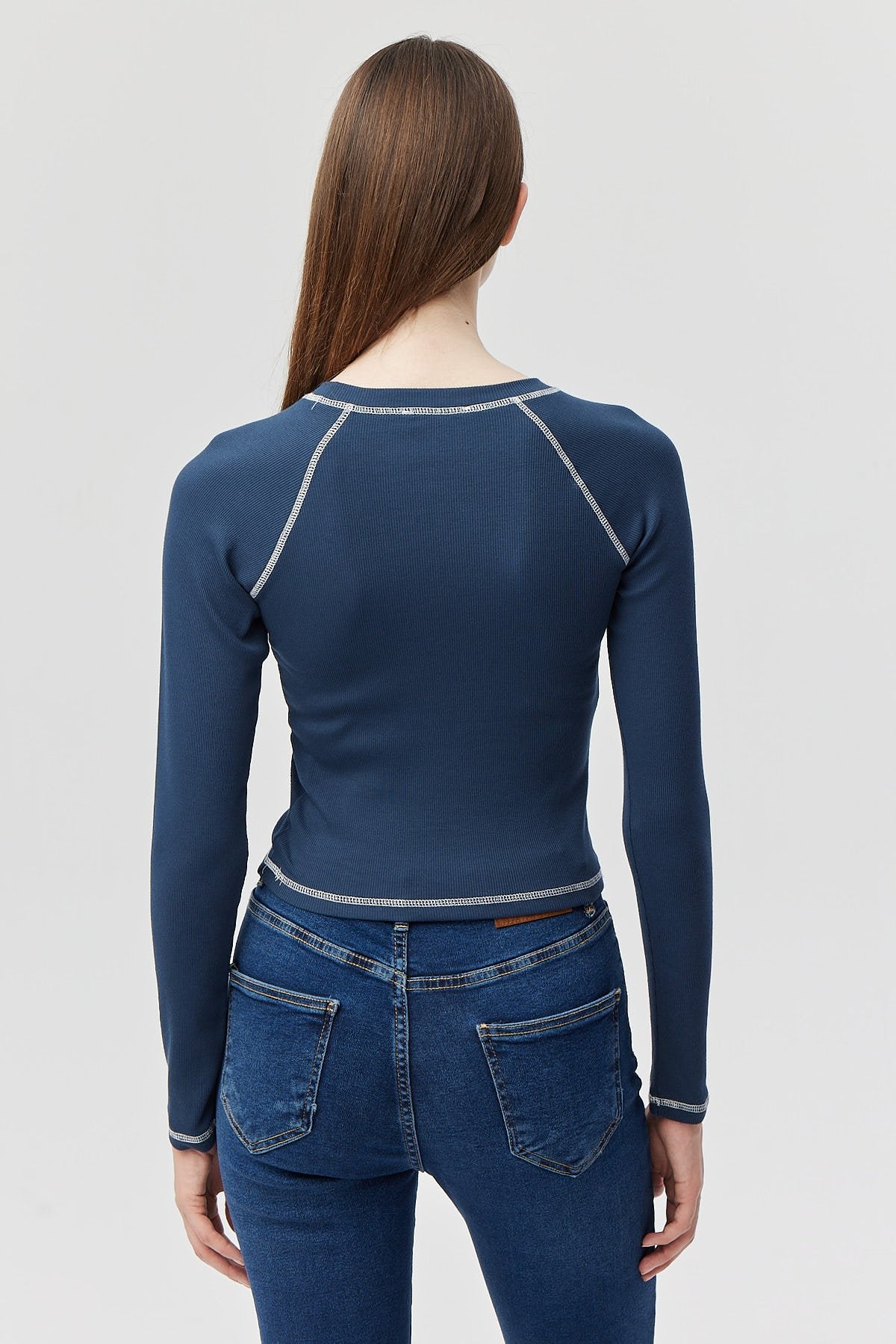 Women's Contrast Stitched Bodysuit
