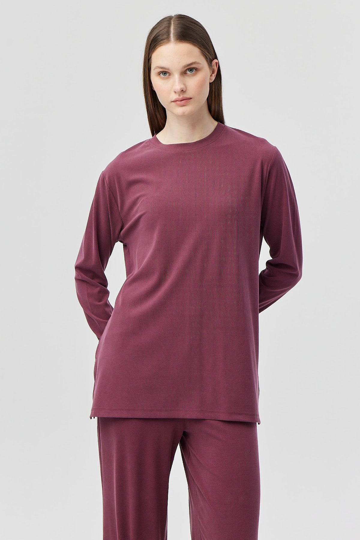 Women's Thin Ribbed Tunic