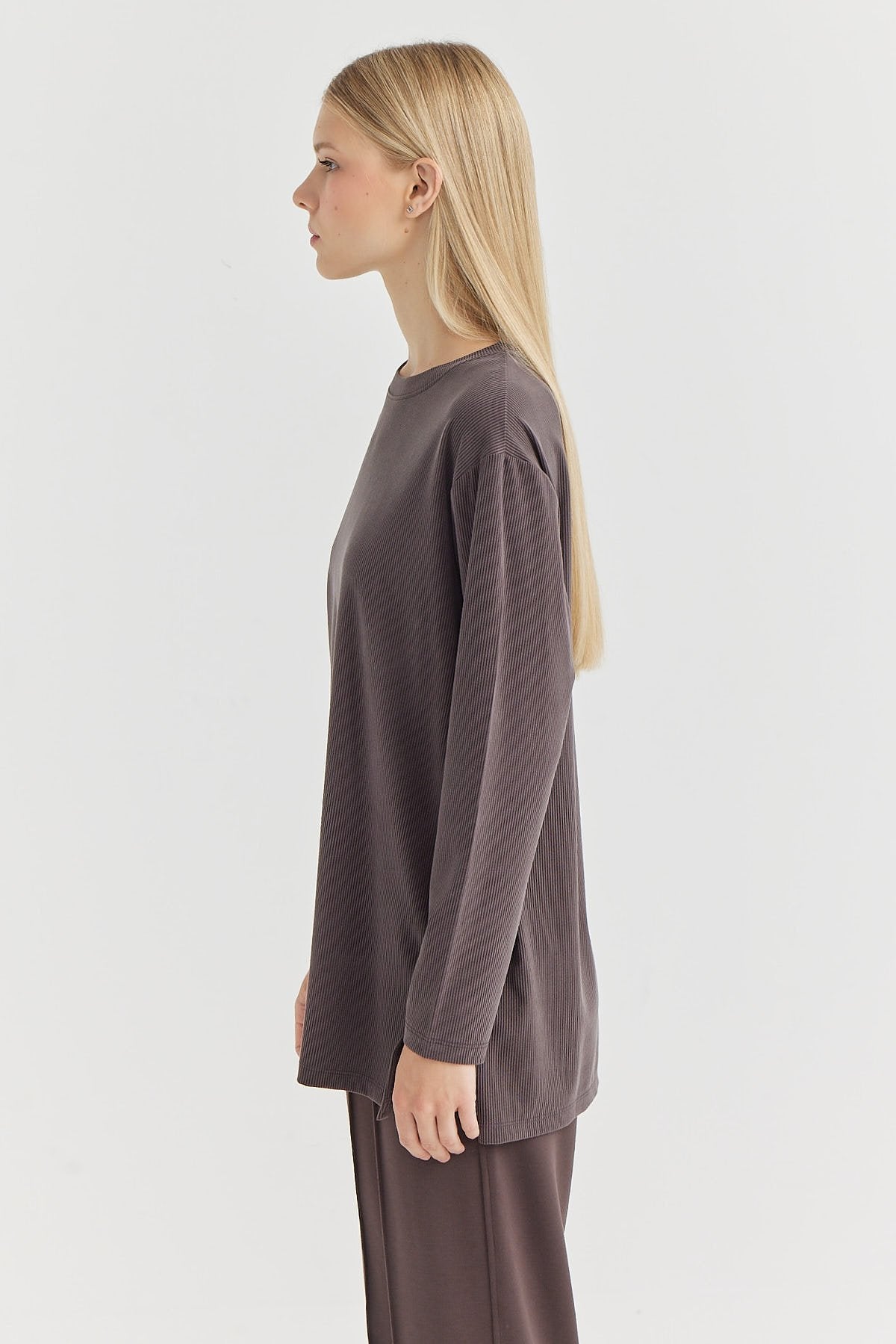 Women's Thin Ribbed Tunic