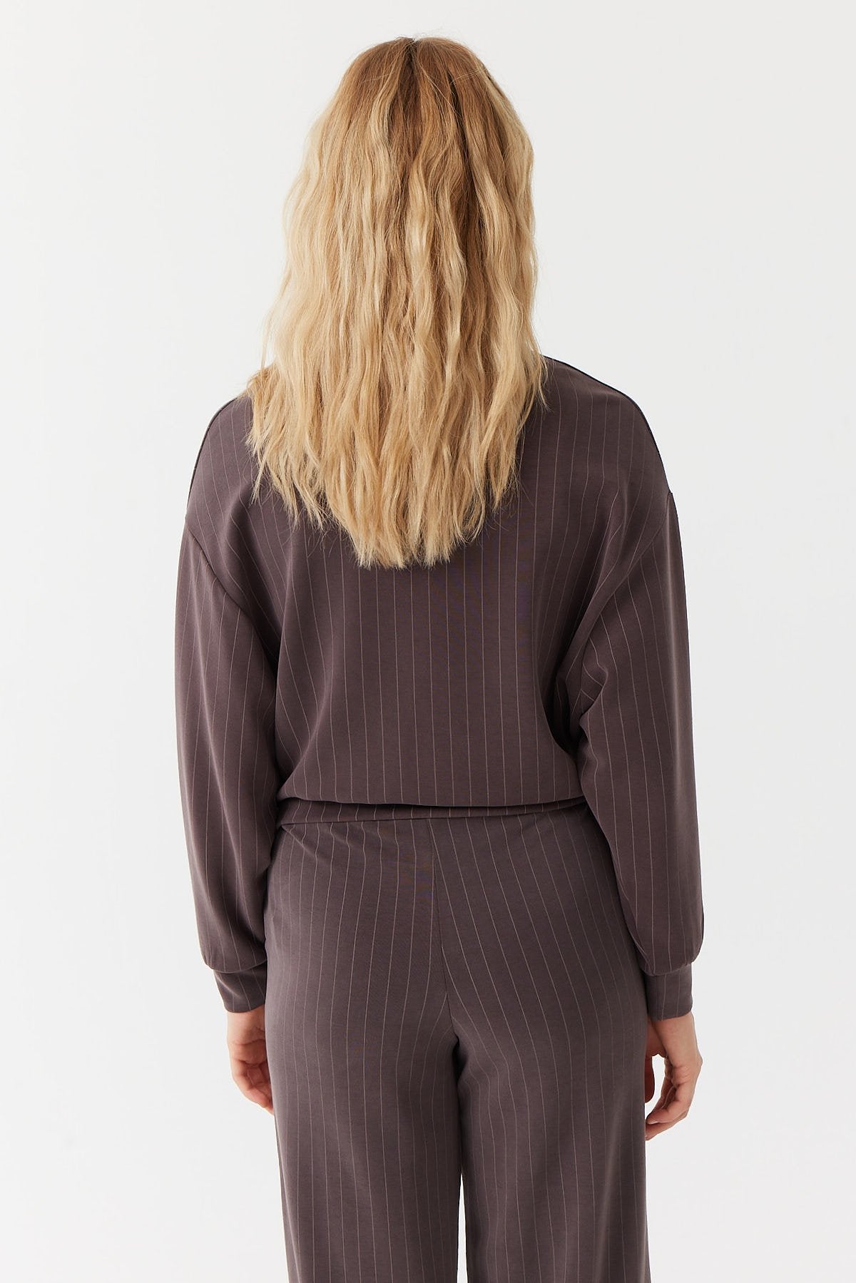 Women's Stand Collar Sweat Top