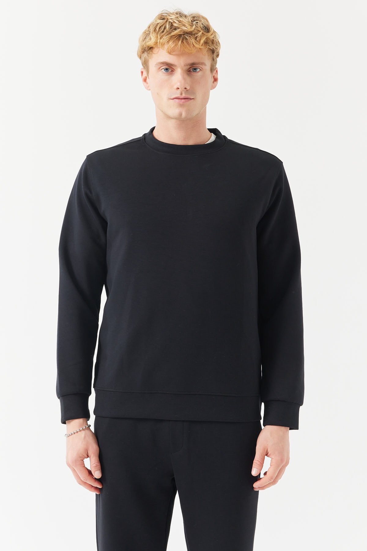 Men's Crew Neck Basic Sweat Top