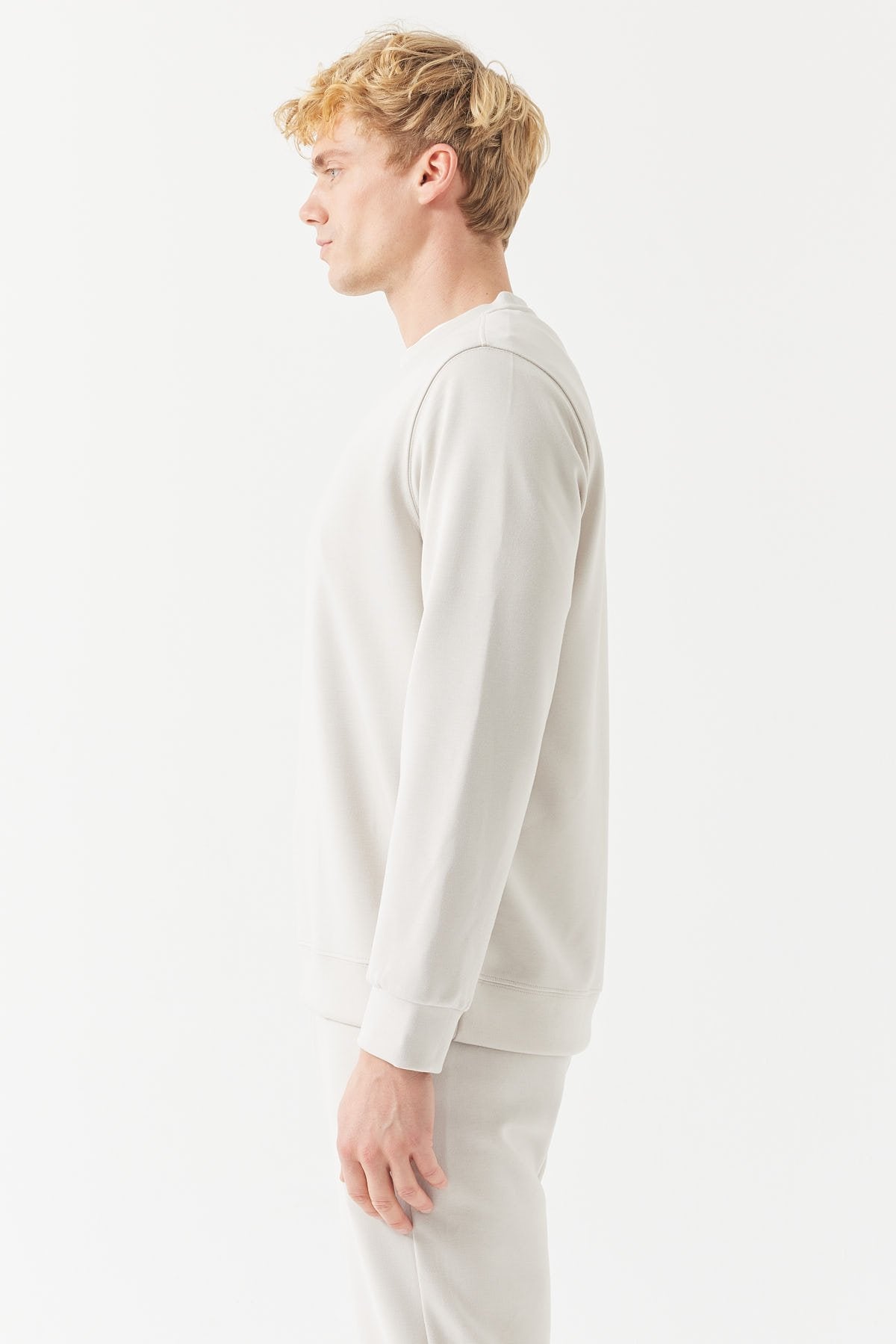 Men's Crew Neck Basic Sweat Top