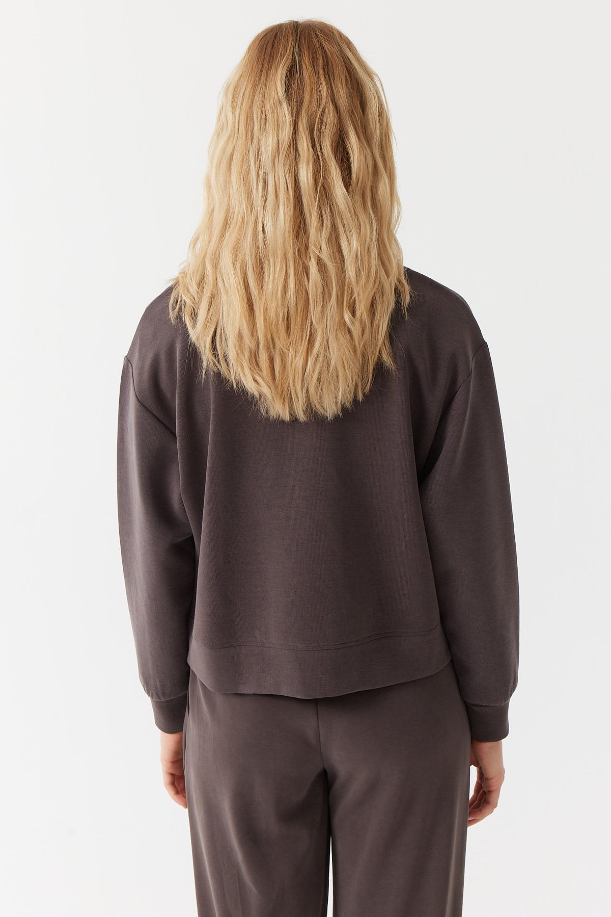 Women's Zippered Sweat Top