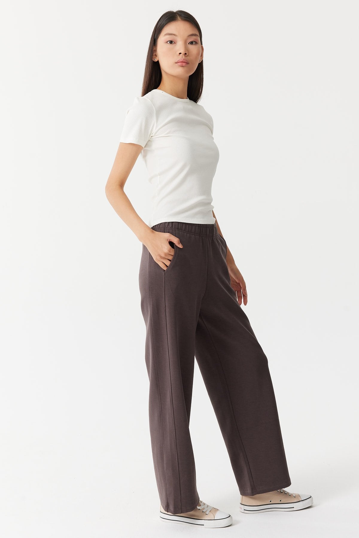 Women's Wide Leg Sweat Bottoms