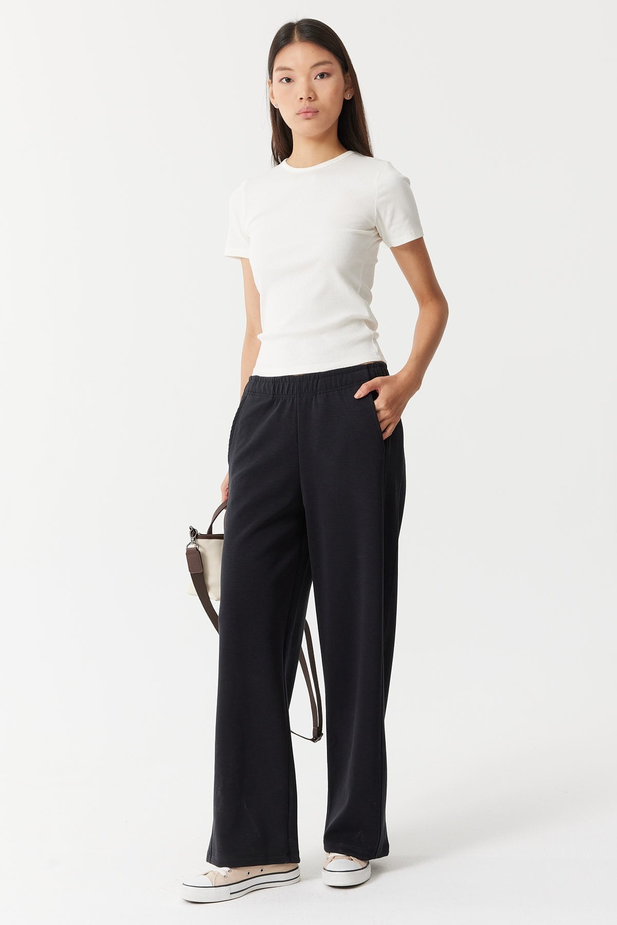 Women's Wide Leg Sweat Bottoms