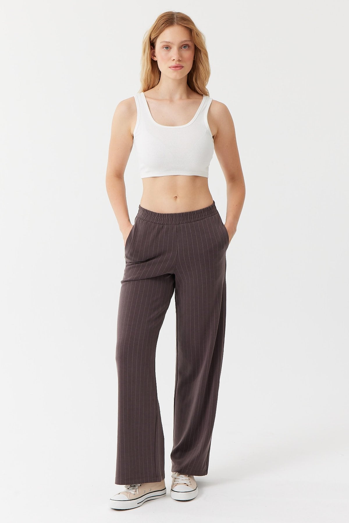 Women's Elastic Waist Sweat Bottom