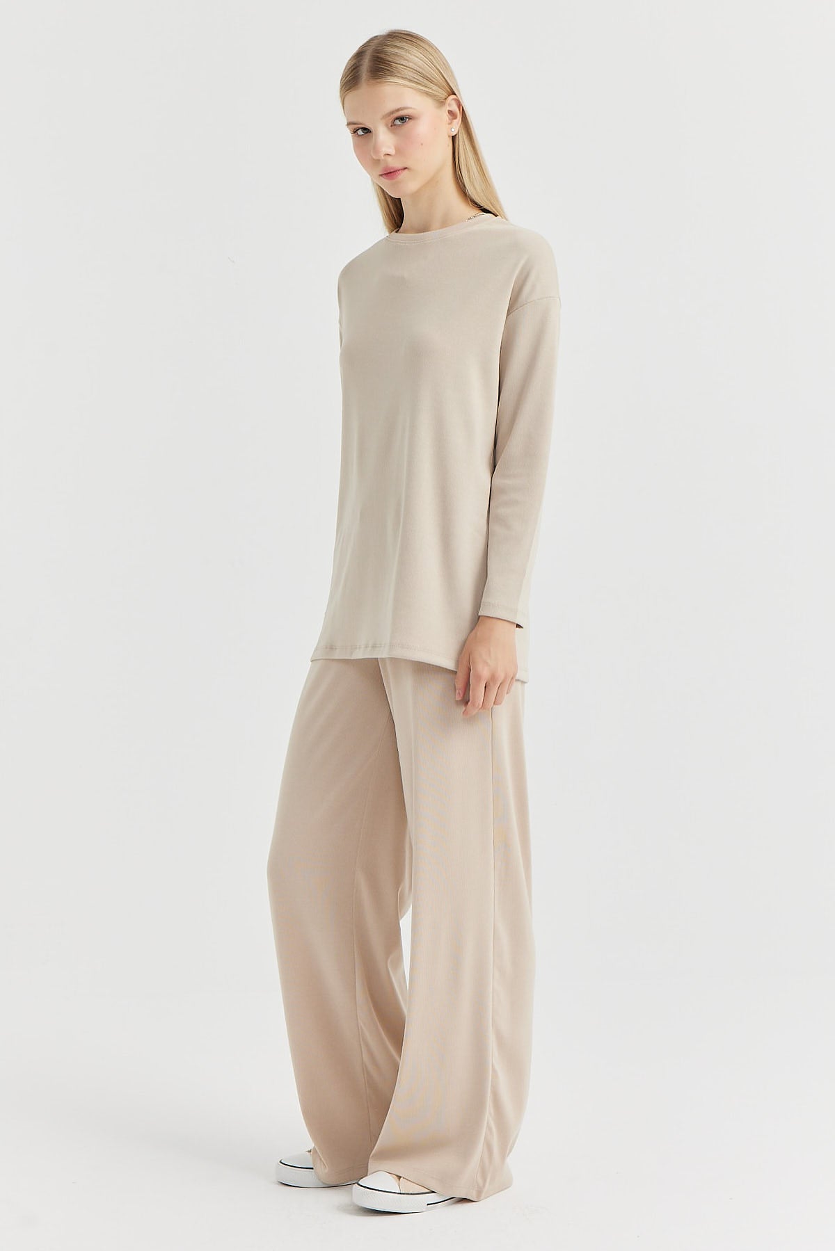 Women's Soft Texture Wide Leg Trousers