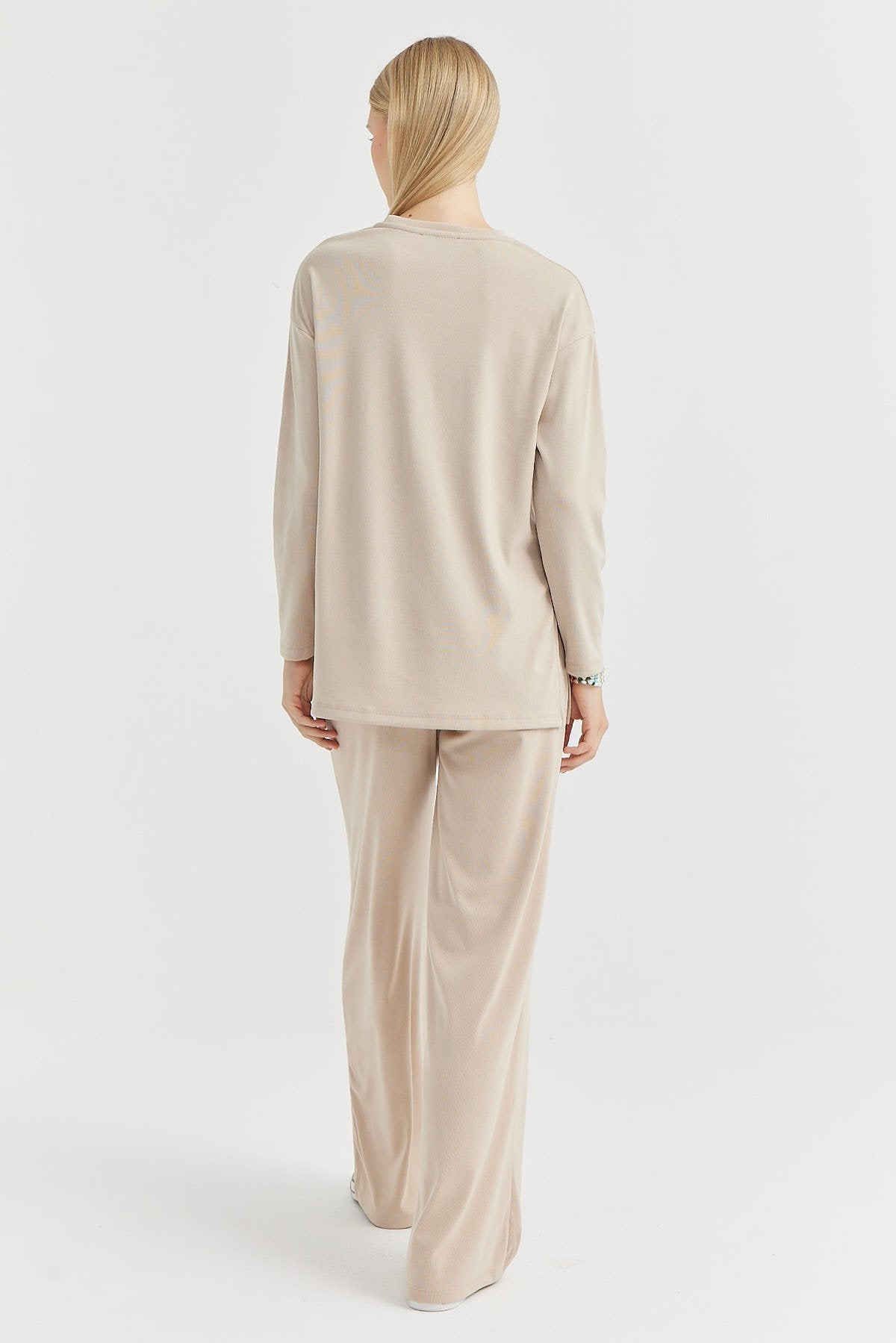 Women's Soft Texture Wide Leg Trousers