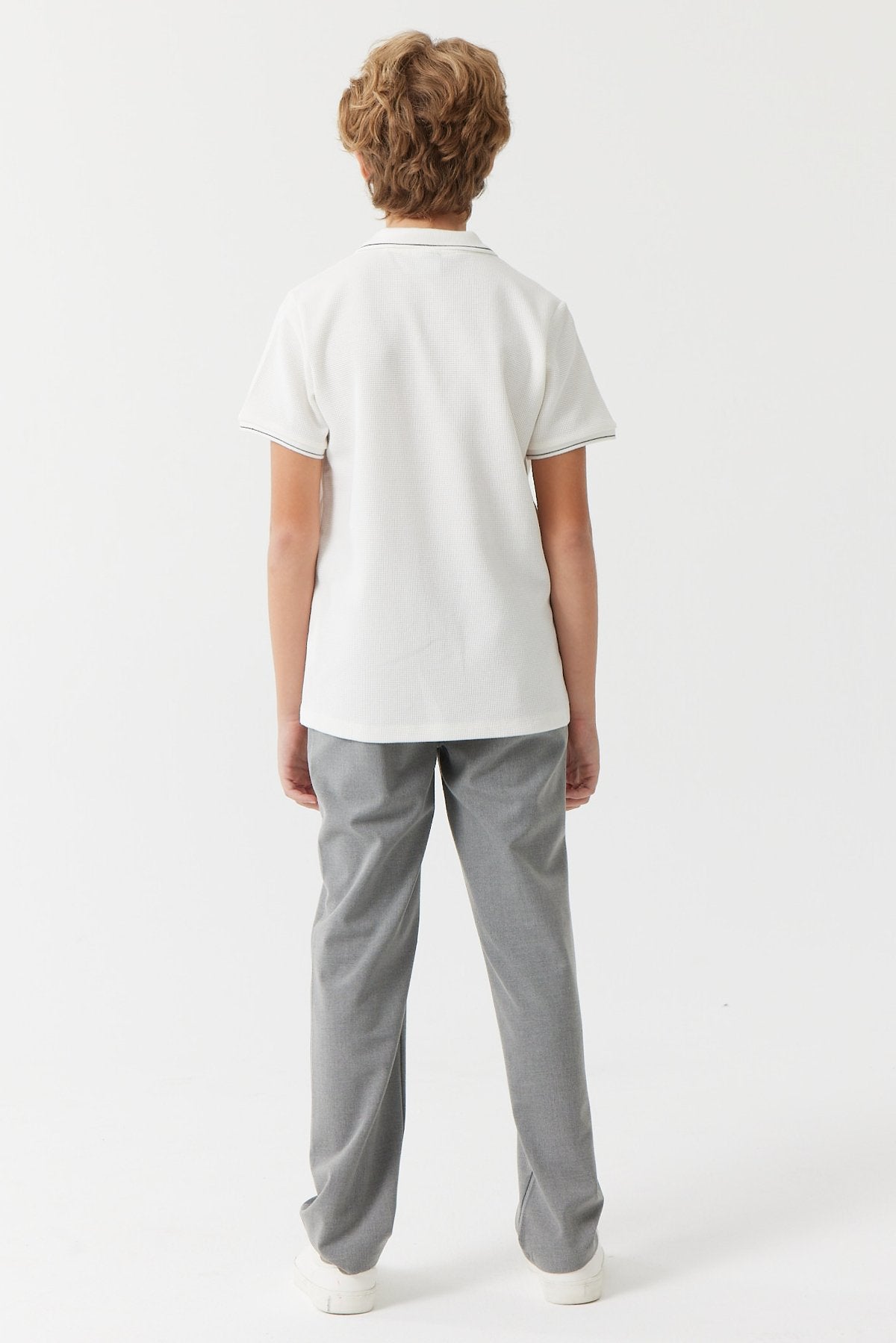 Boy's Elastic Waist Jogger Trousers