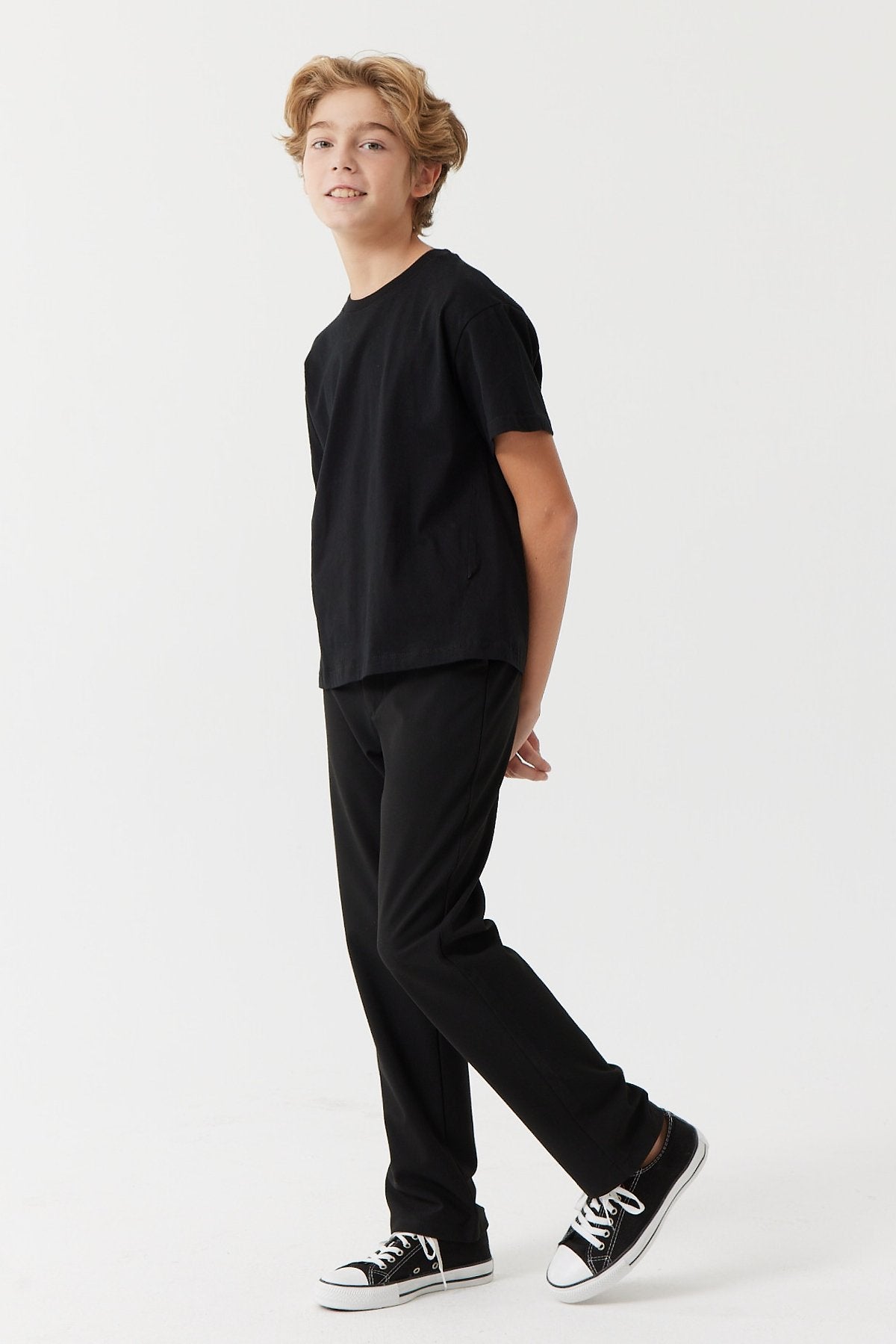 Boy's Elastic Waist Jogger Trousers