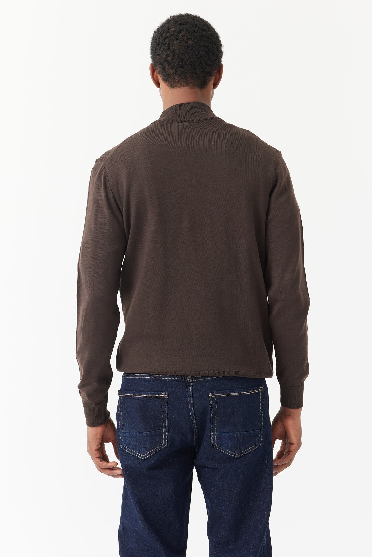 Men's Half Turtleneck Knit Sweater