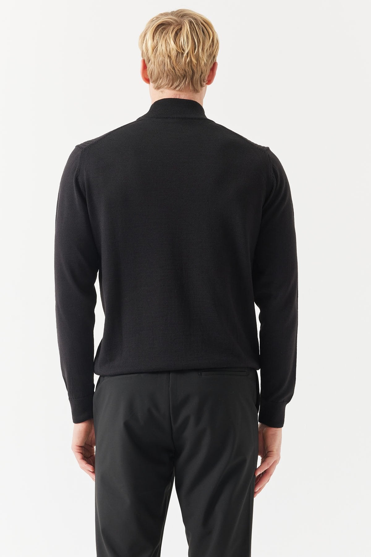 Men's Half Turtleneck Knit Sweater
