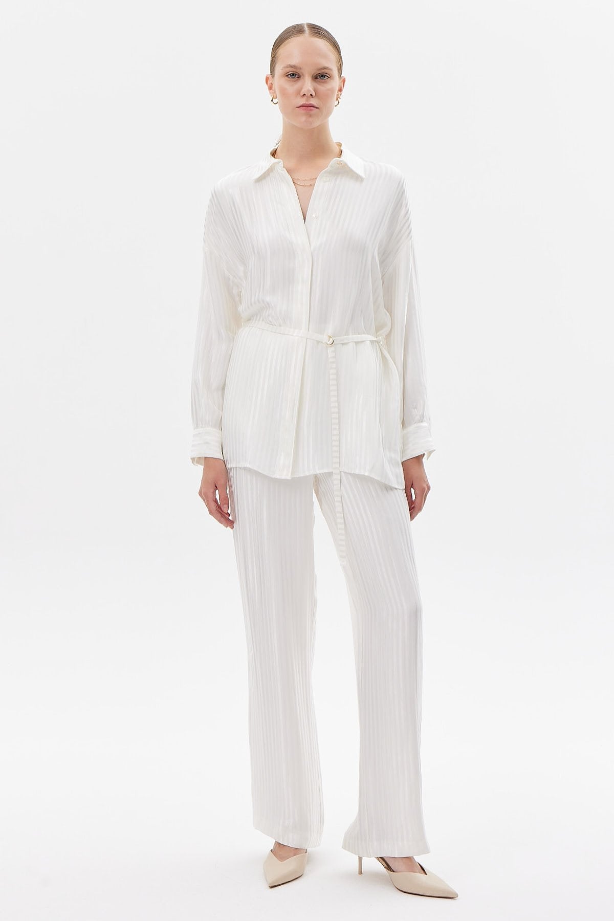 Women's Satin Trousers