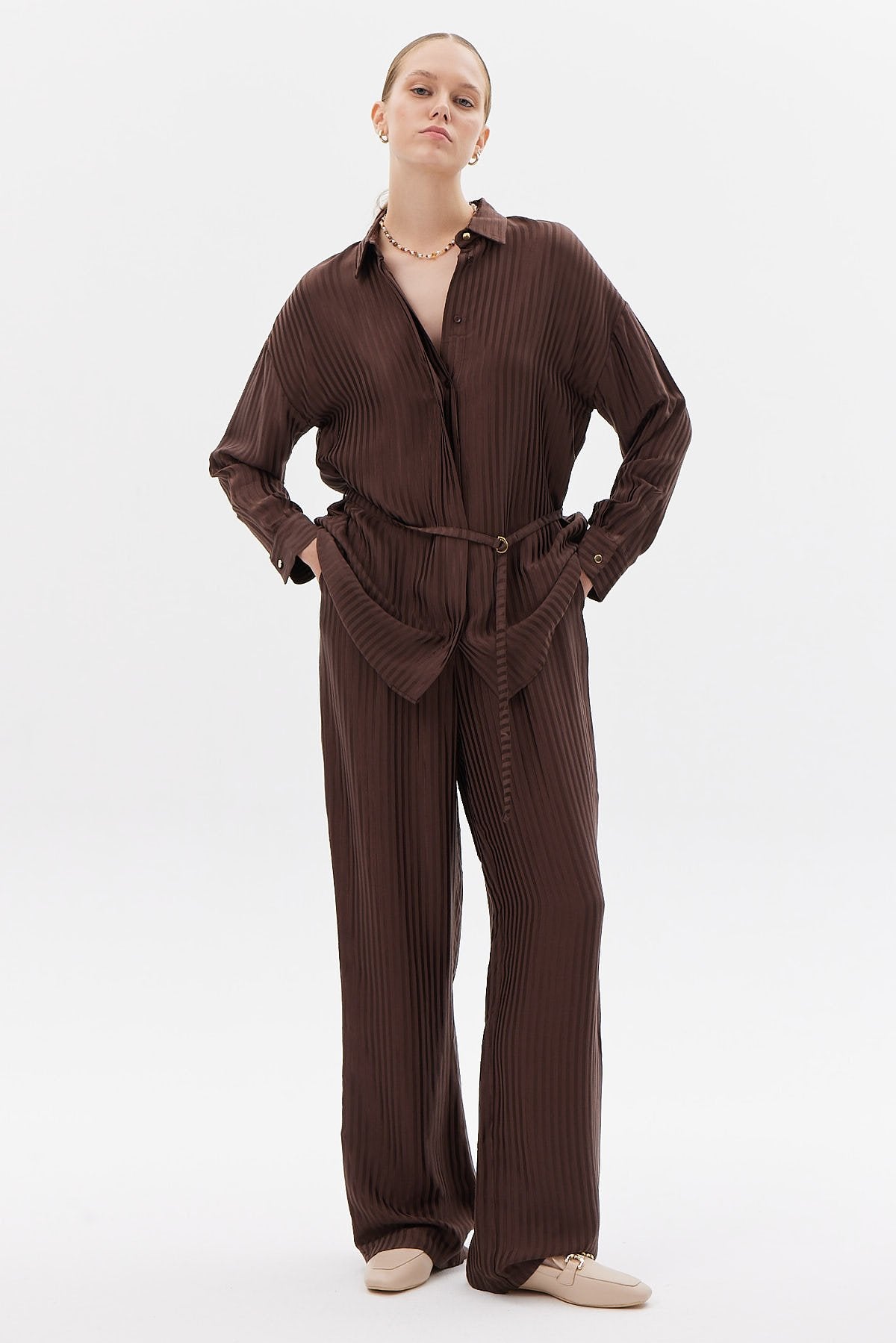 Women's Satin Trousers