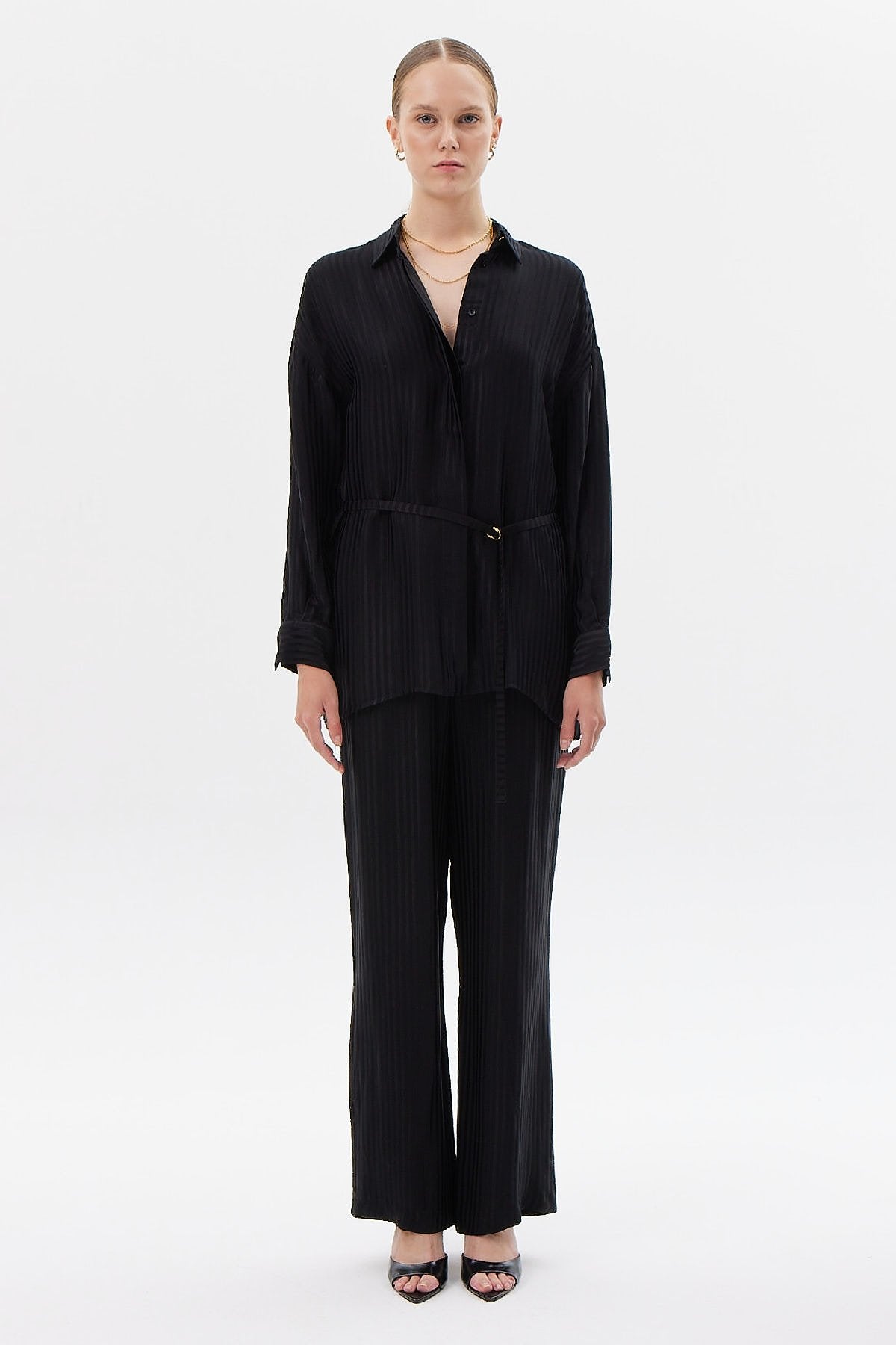 Women's Satin Trousers